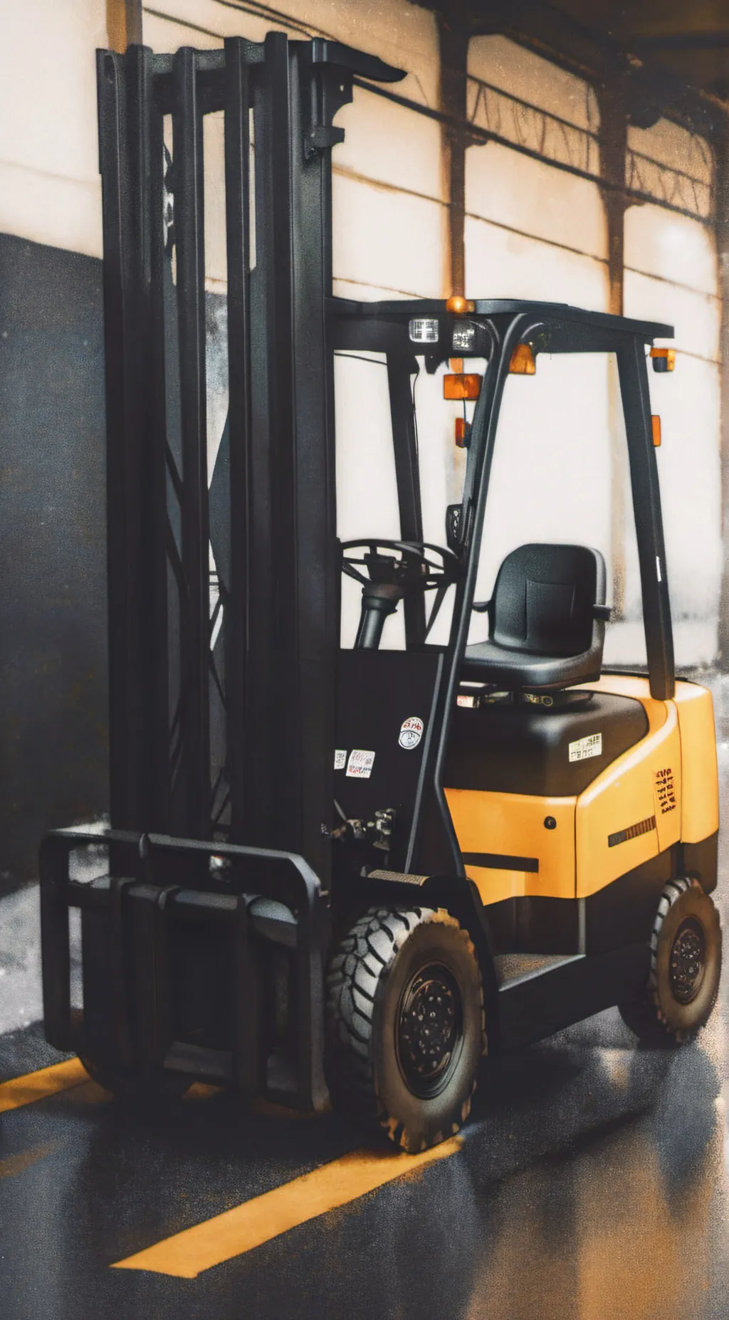 ai character: Susan the forklift background