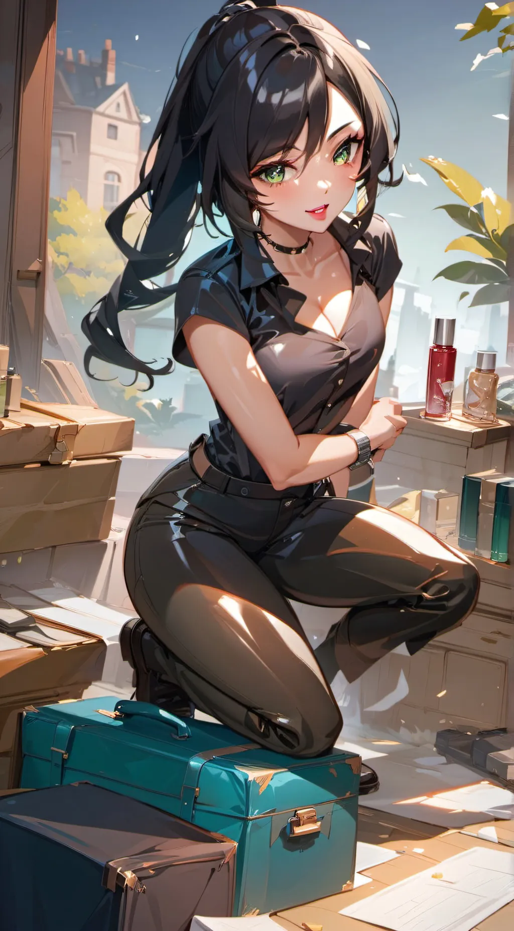 ai character: Area background