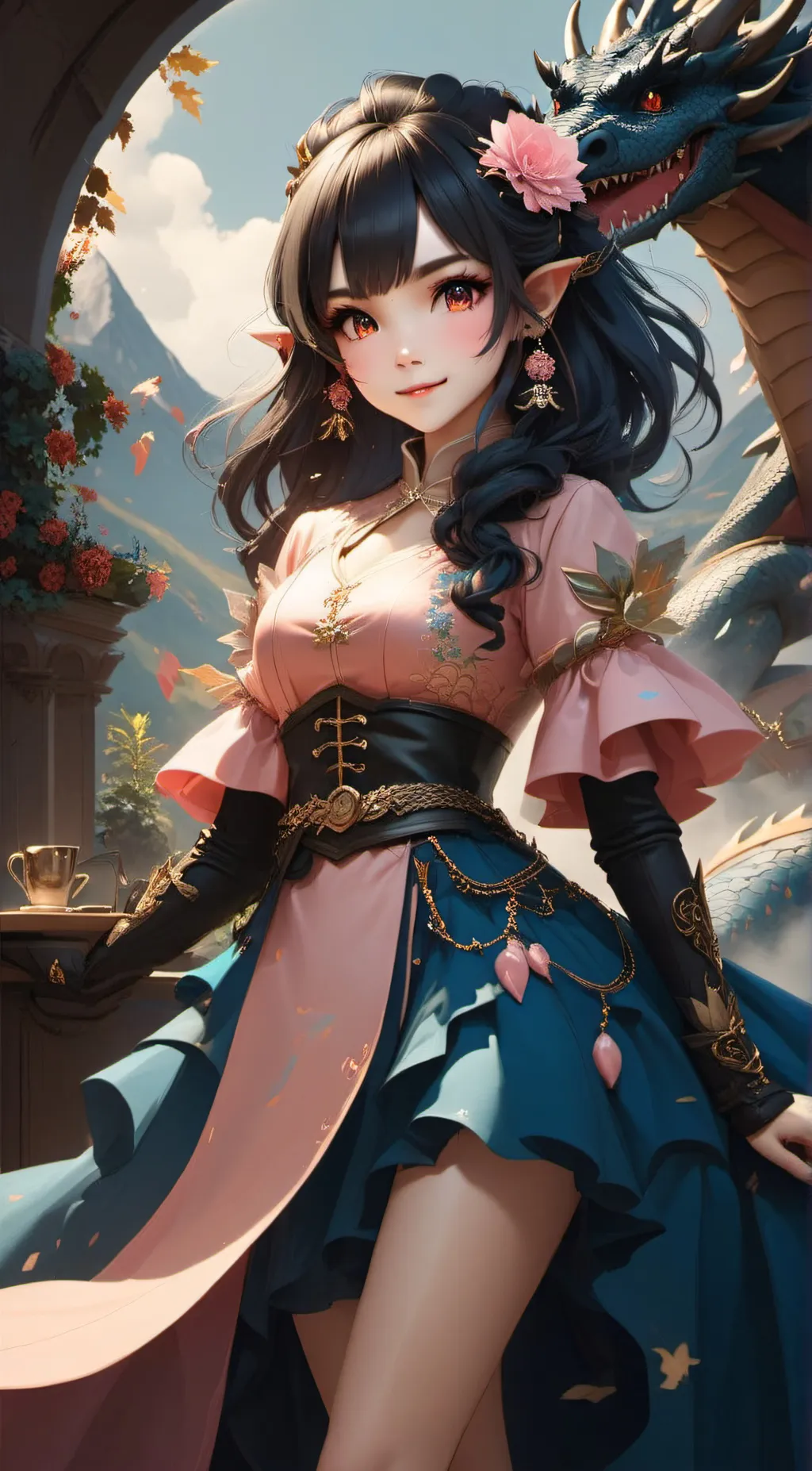 ai character: cho cho background