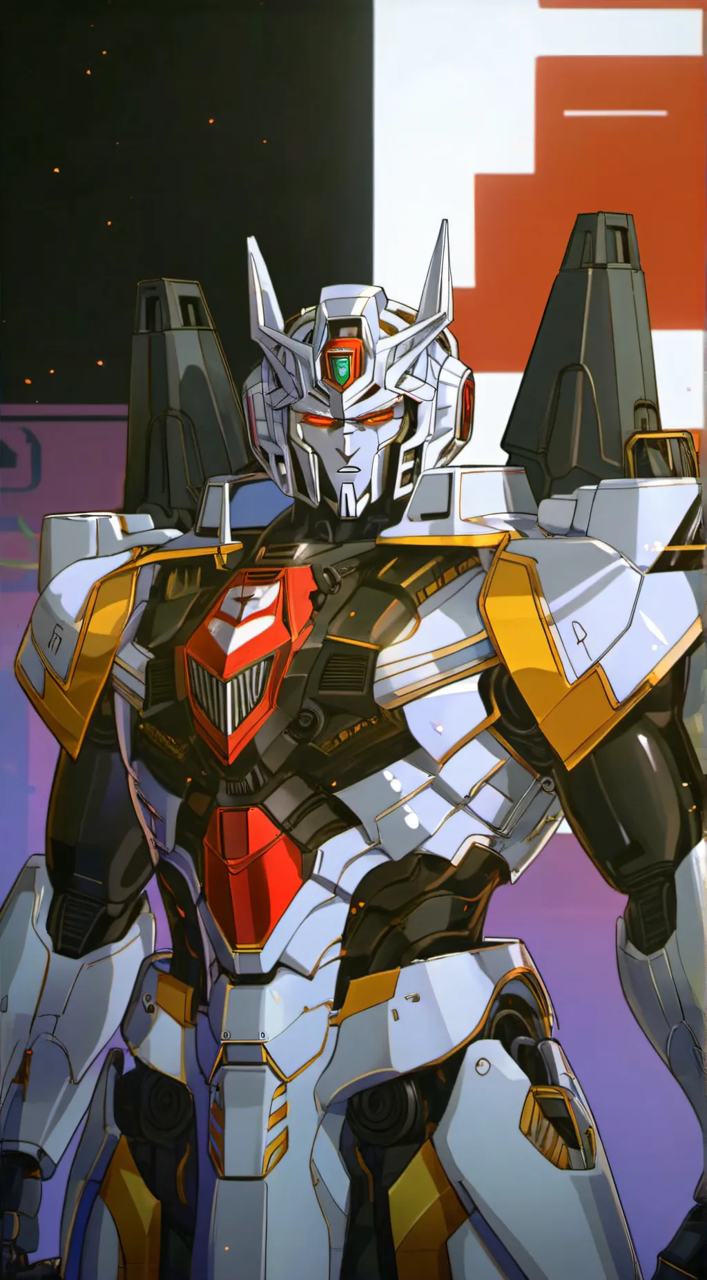 ai character: Galvatron  background