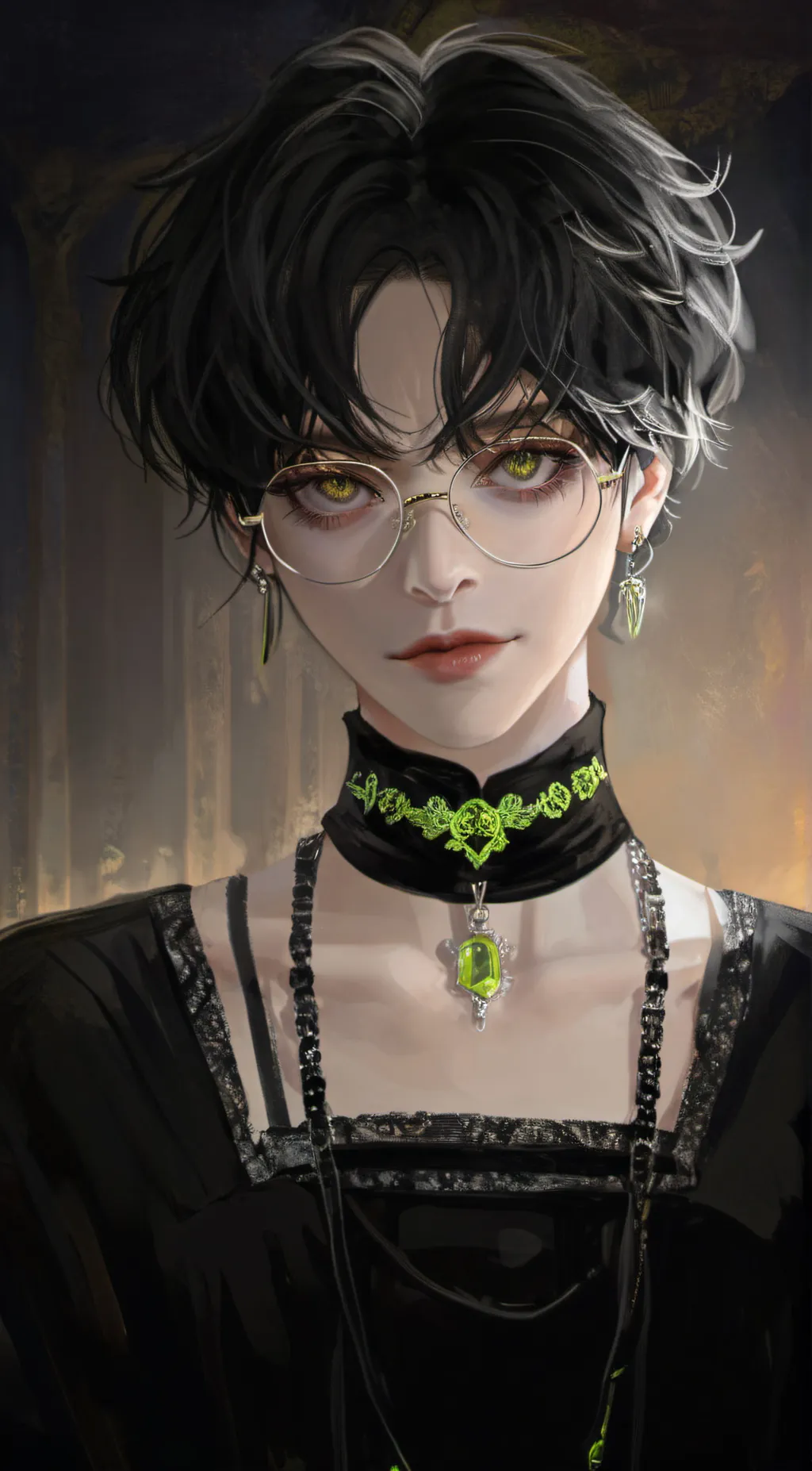 ai character: Evergreen  background