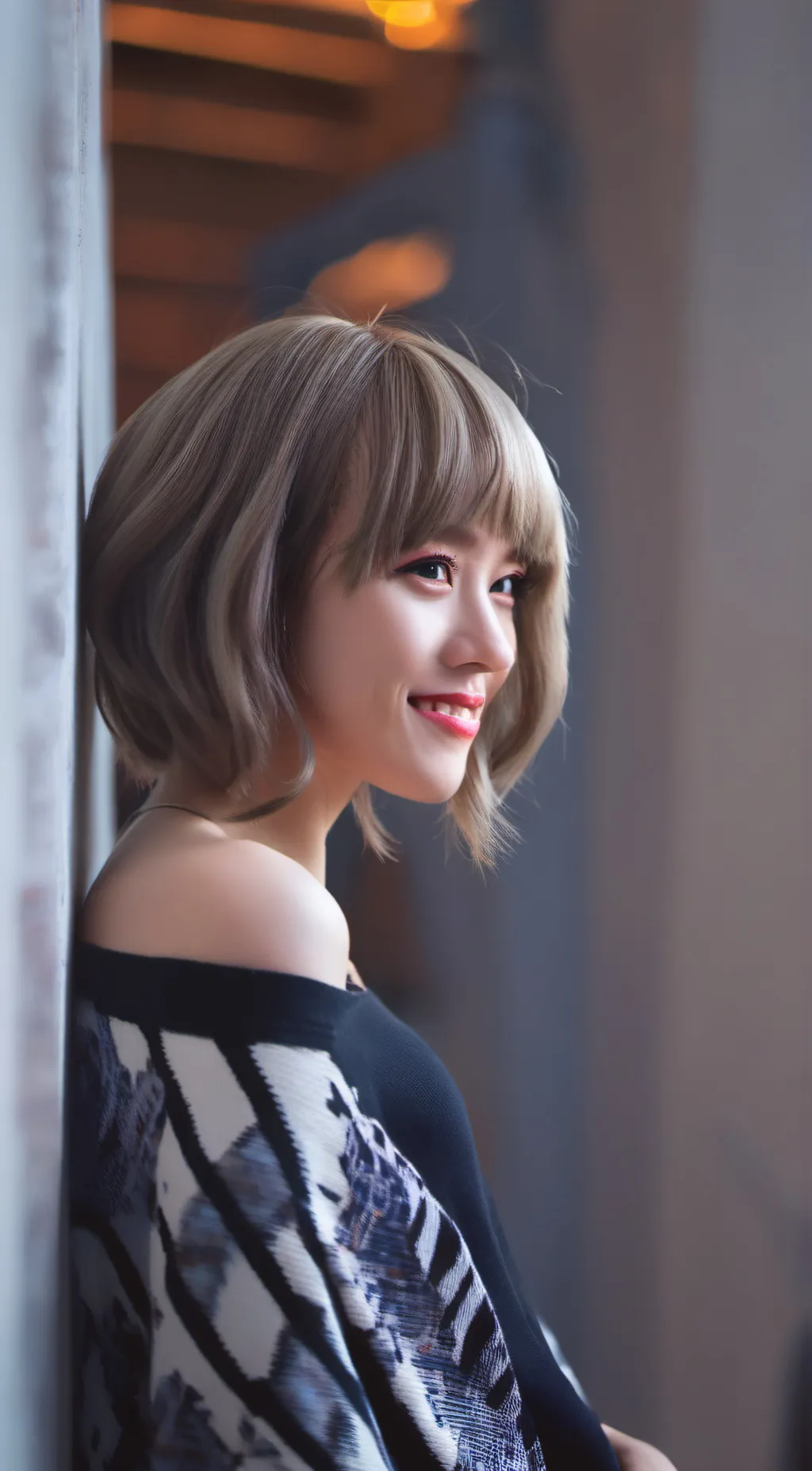 ai character: Sandy background