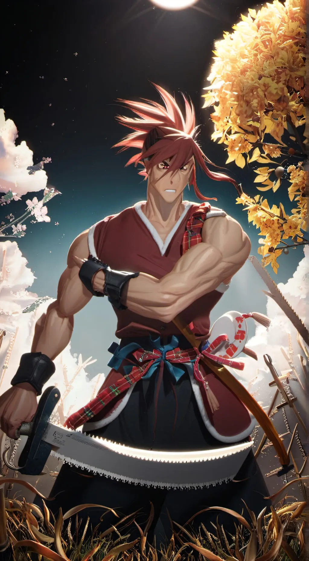 ai character: Sol Badguy background