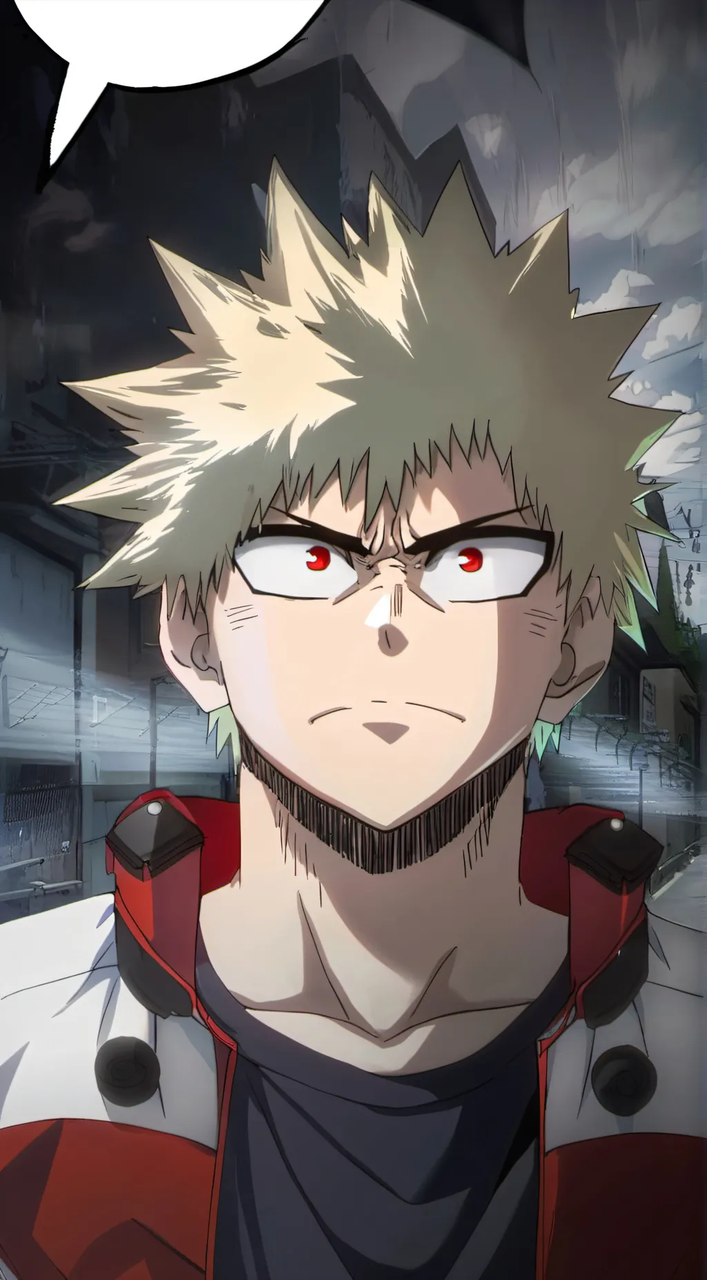 ai character: Bakugo! background