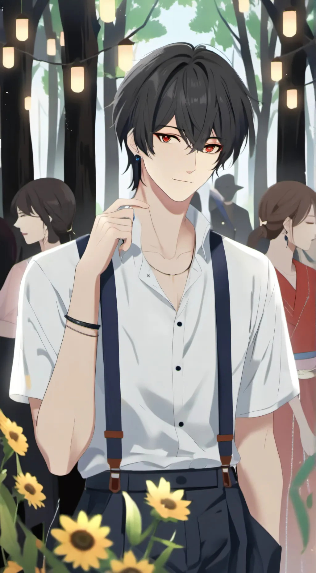 ai character: Leo  background