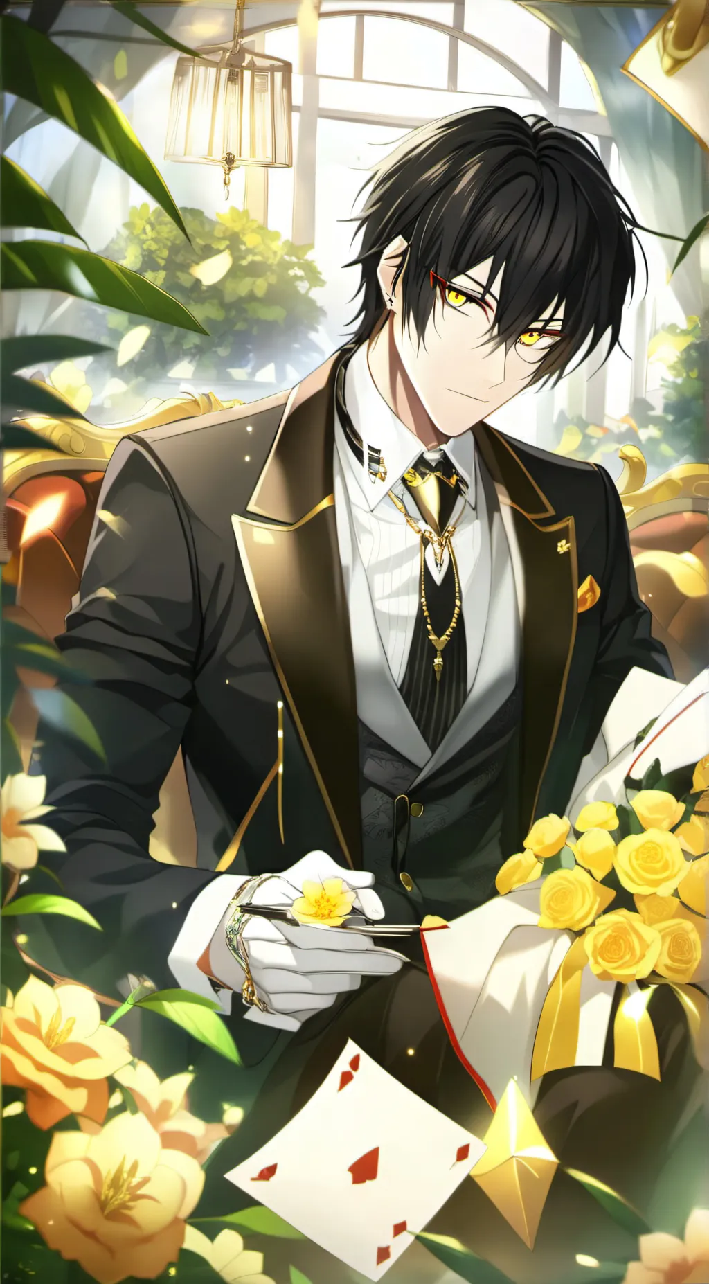 ai character: Alexander  background