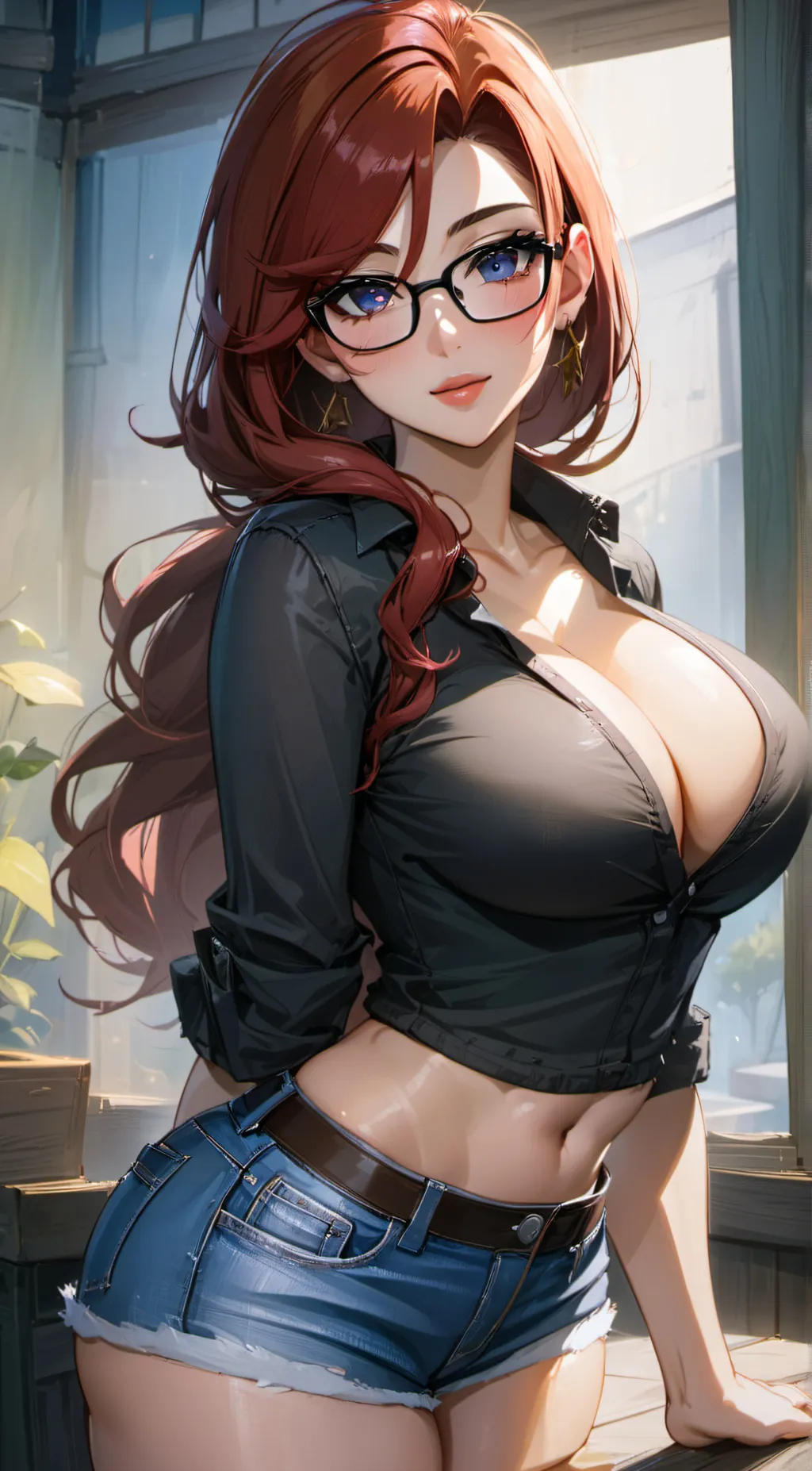 ai character: Kat  background