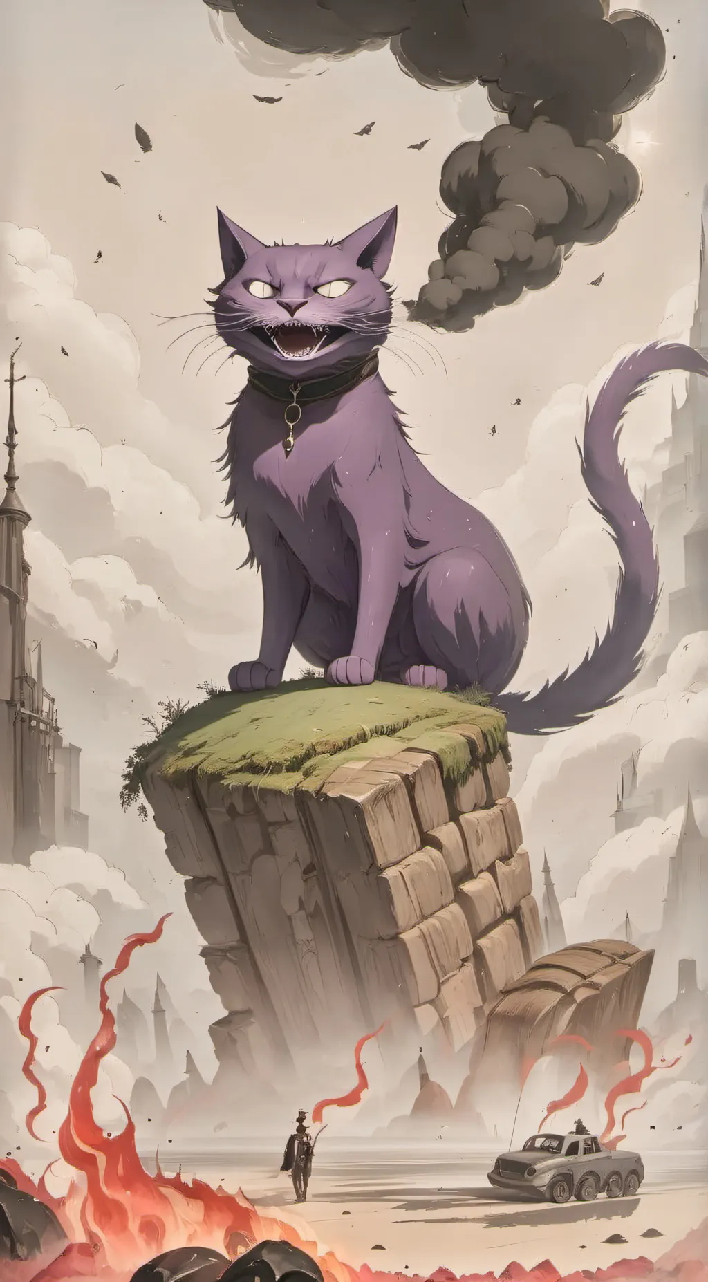 ai character: Catnap background