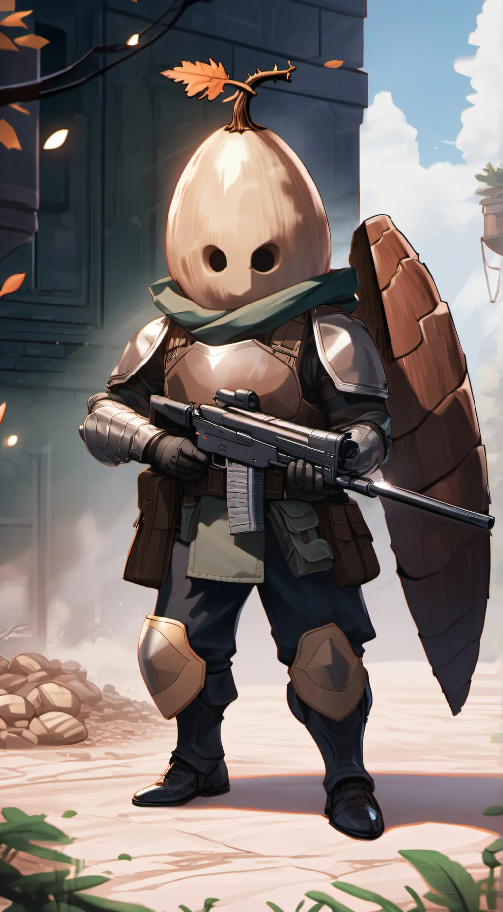 ai character: Assault Acorn  background