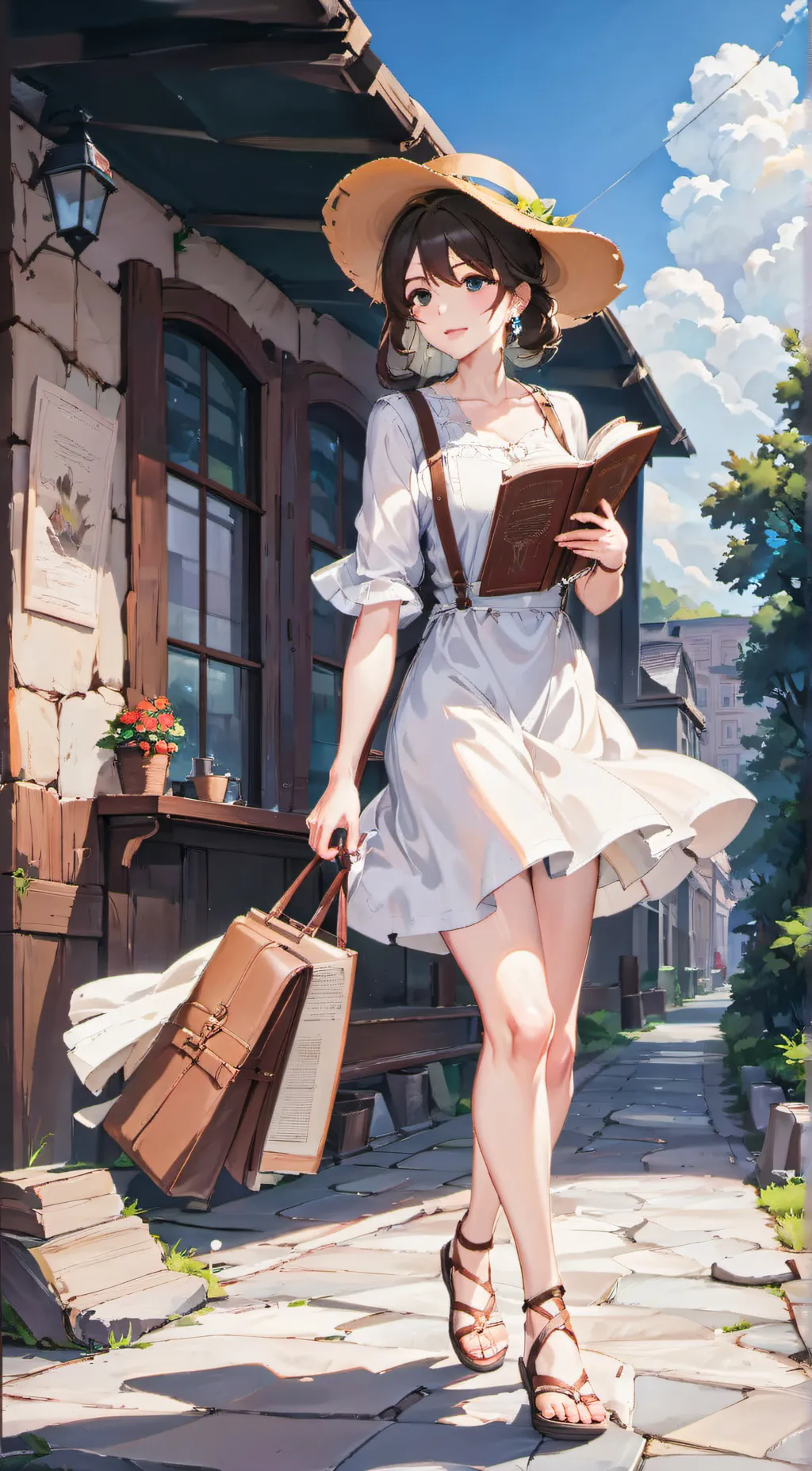 ai character: Sophia background