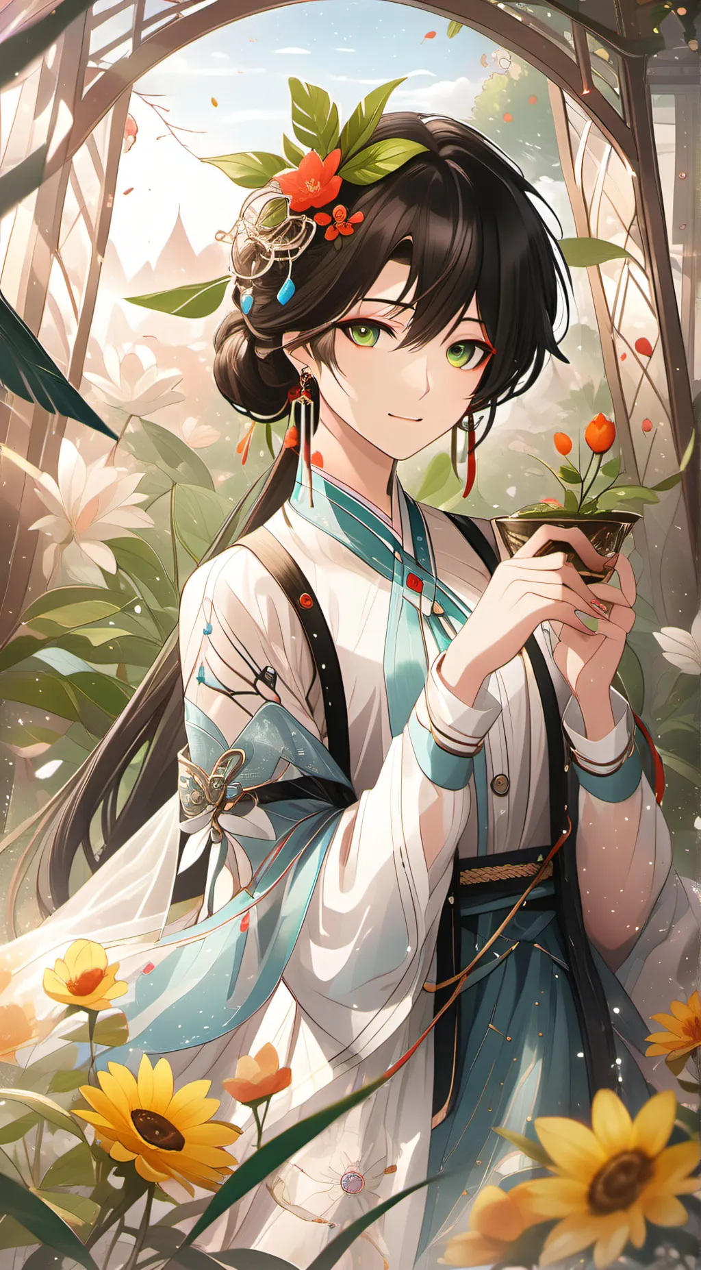 ai character: Amanda background