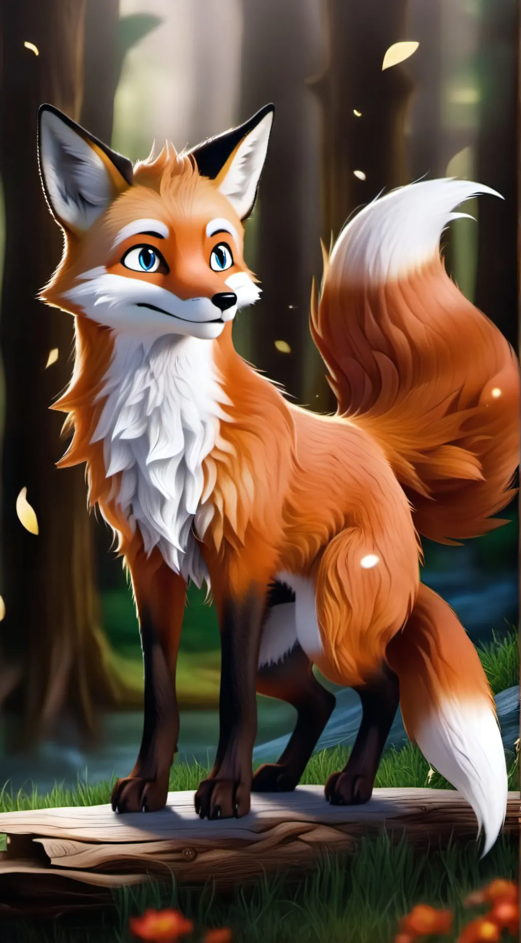 ai character: Hunger games Tails background