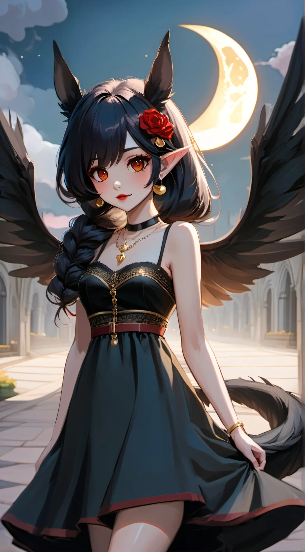 ai character: ruby  background