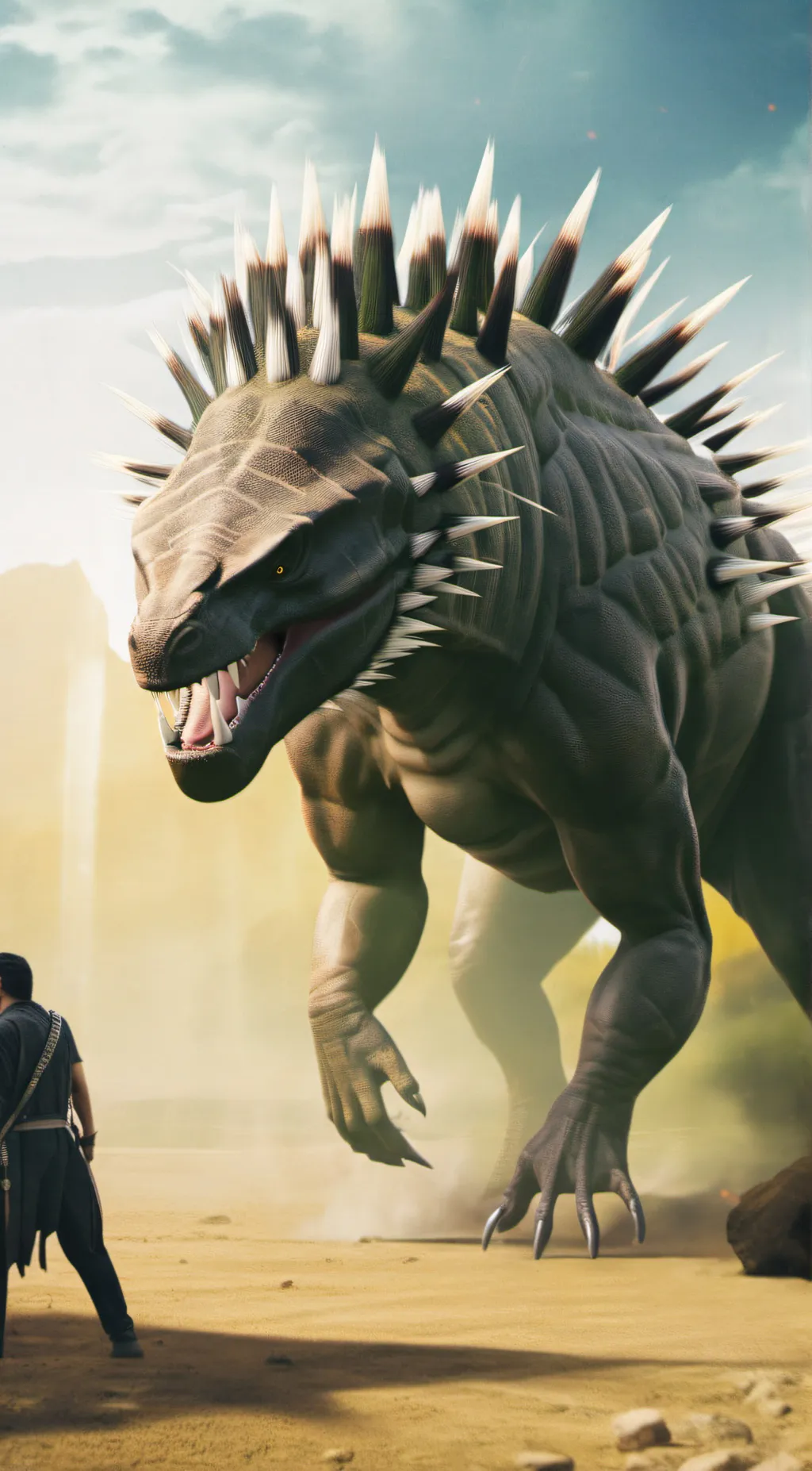 ai character: Scorpios rex background