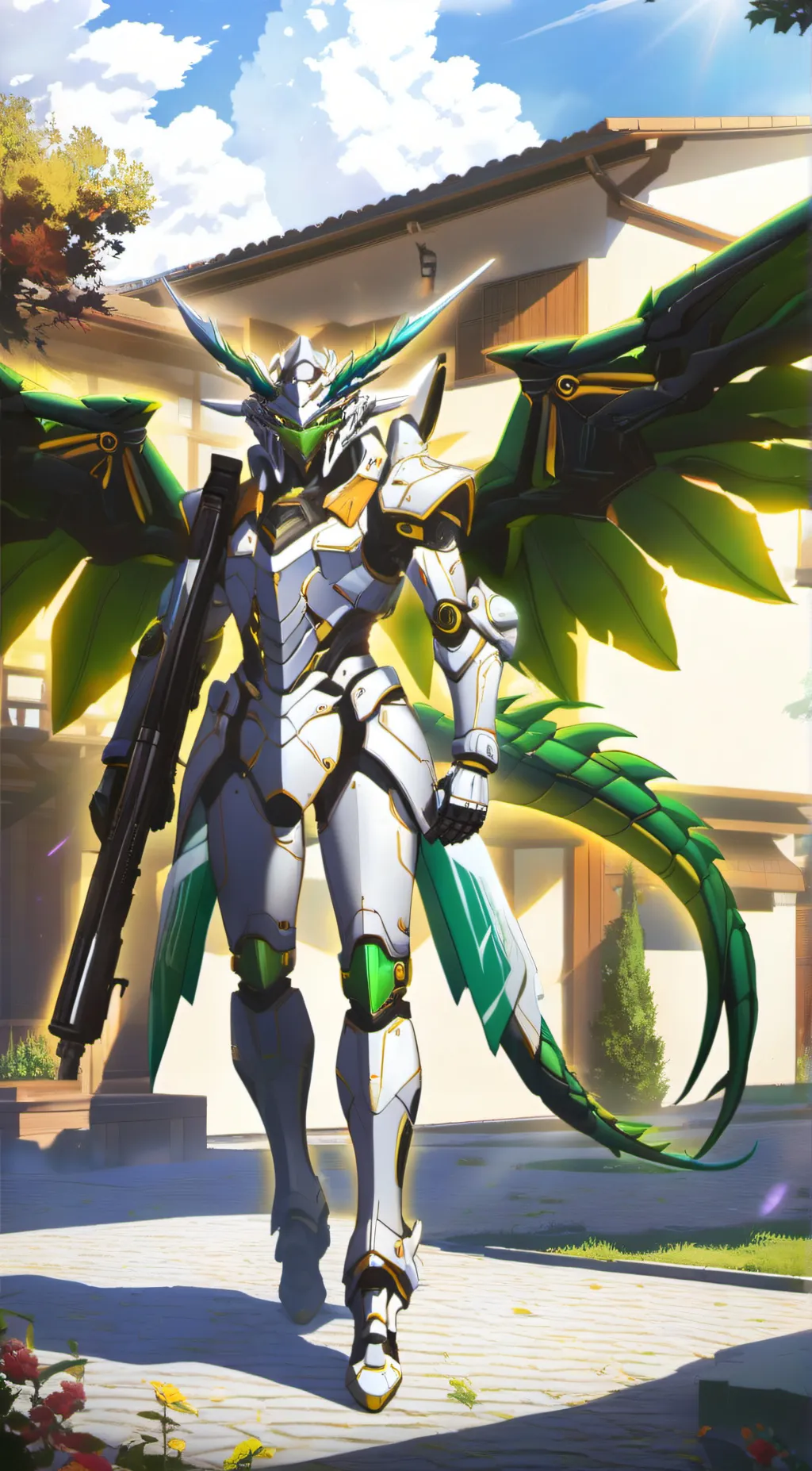 ai character: BorrelSavageDragon background