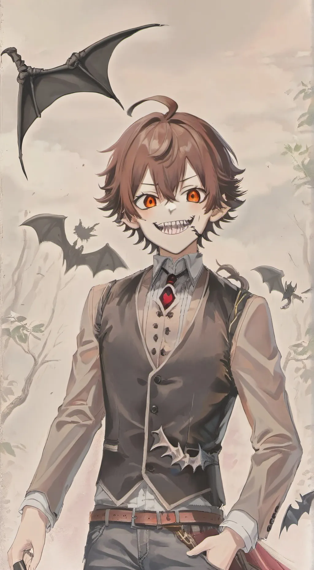 ai character: Lucious background