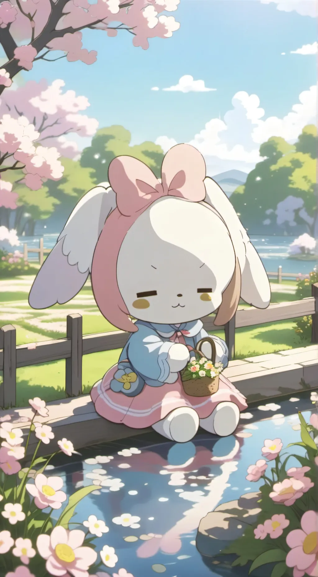 ai character: my melody background