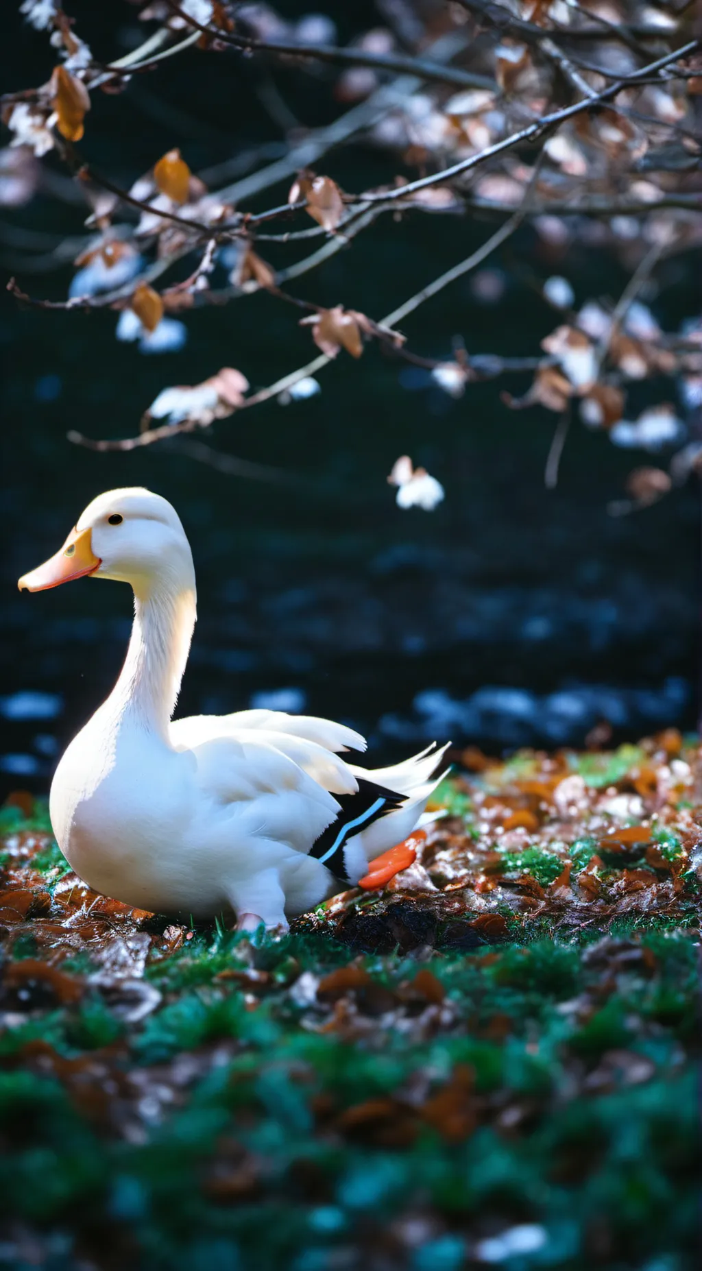 ai character: Duck background