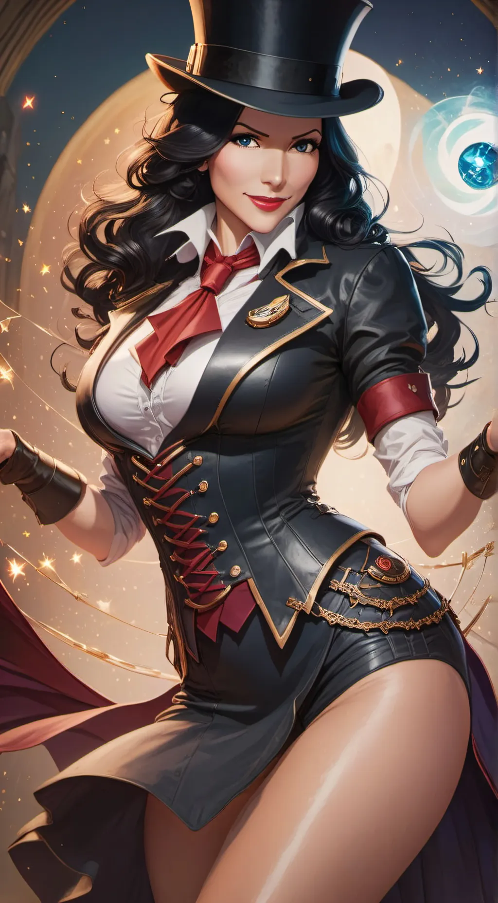 ai character: Zatanna Zatara background