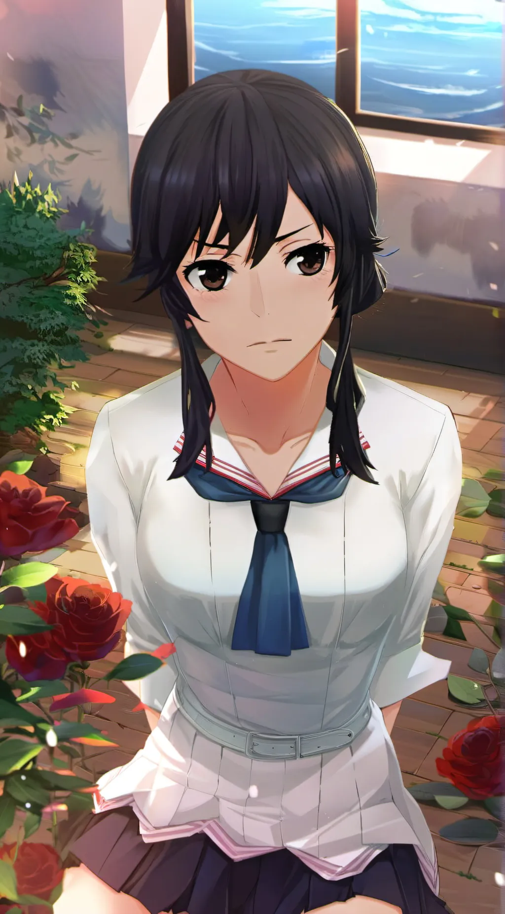 ai character: Ayano Aishi background