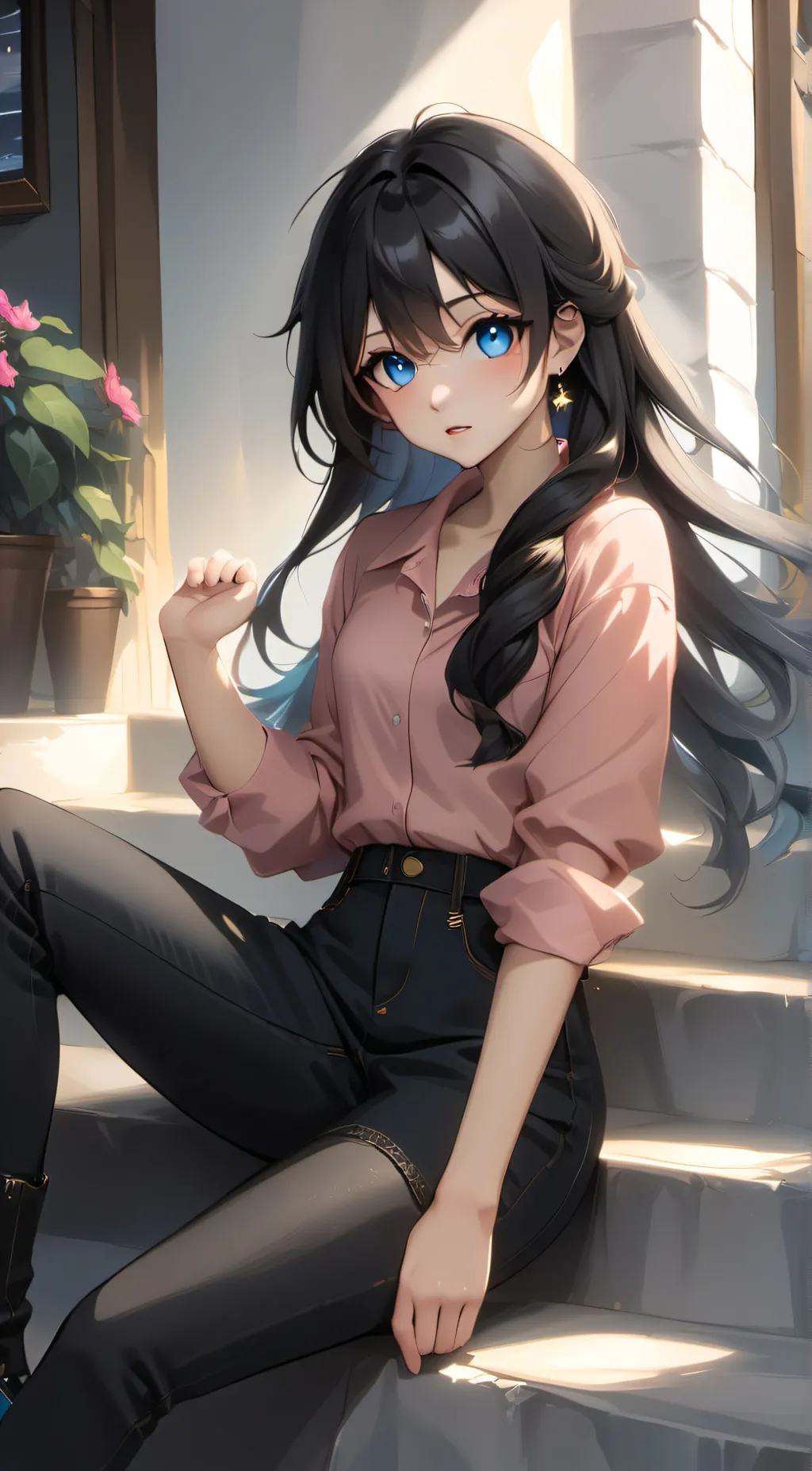 ai character: afo daughter!!! background