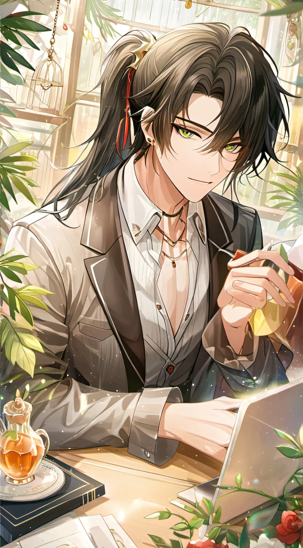 ai character: ZACH background