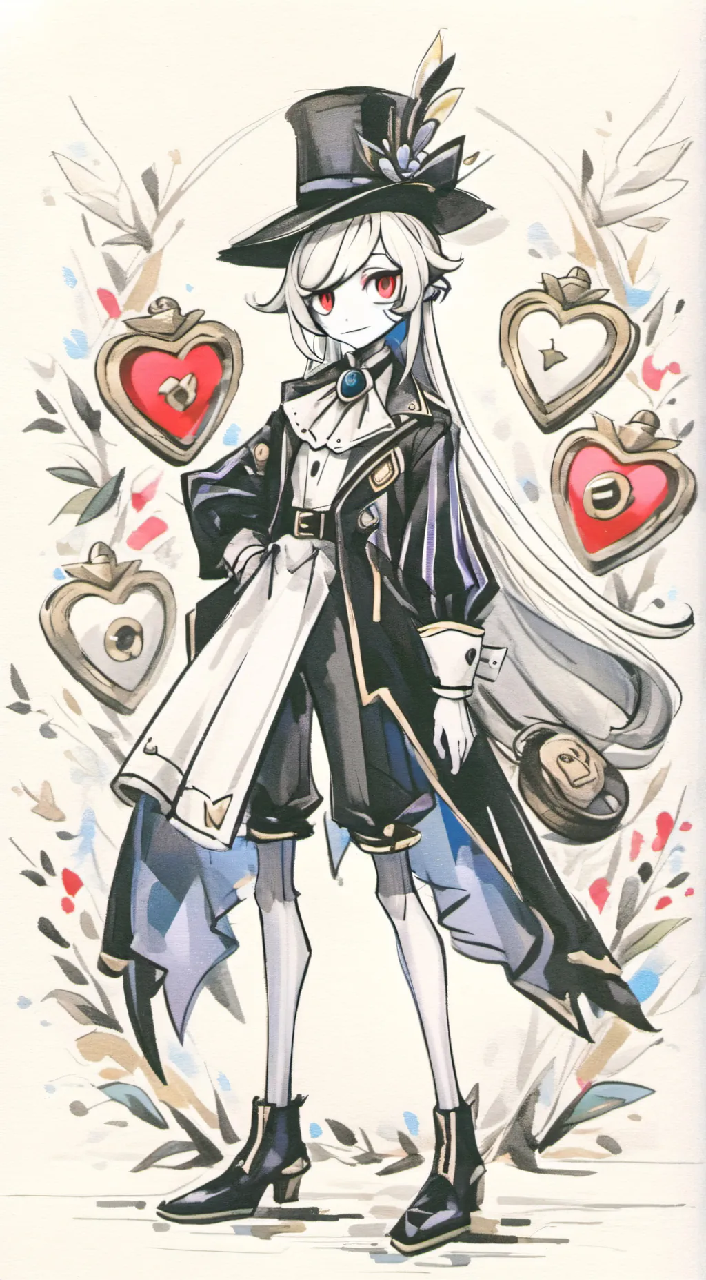 ai character: Hazbin hotel background