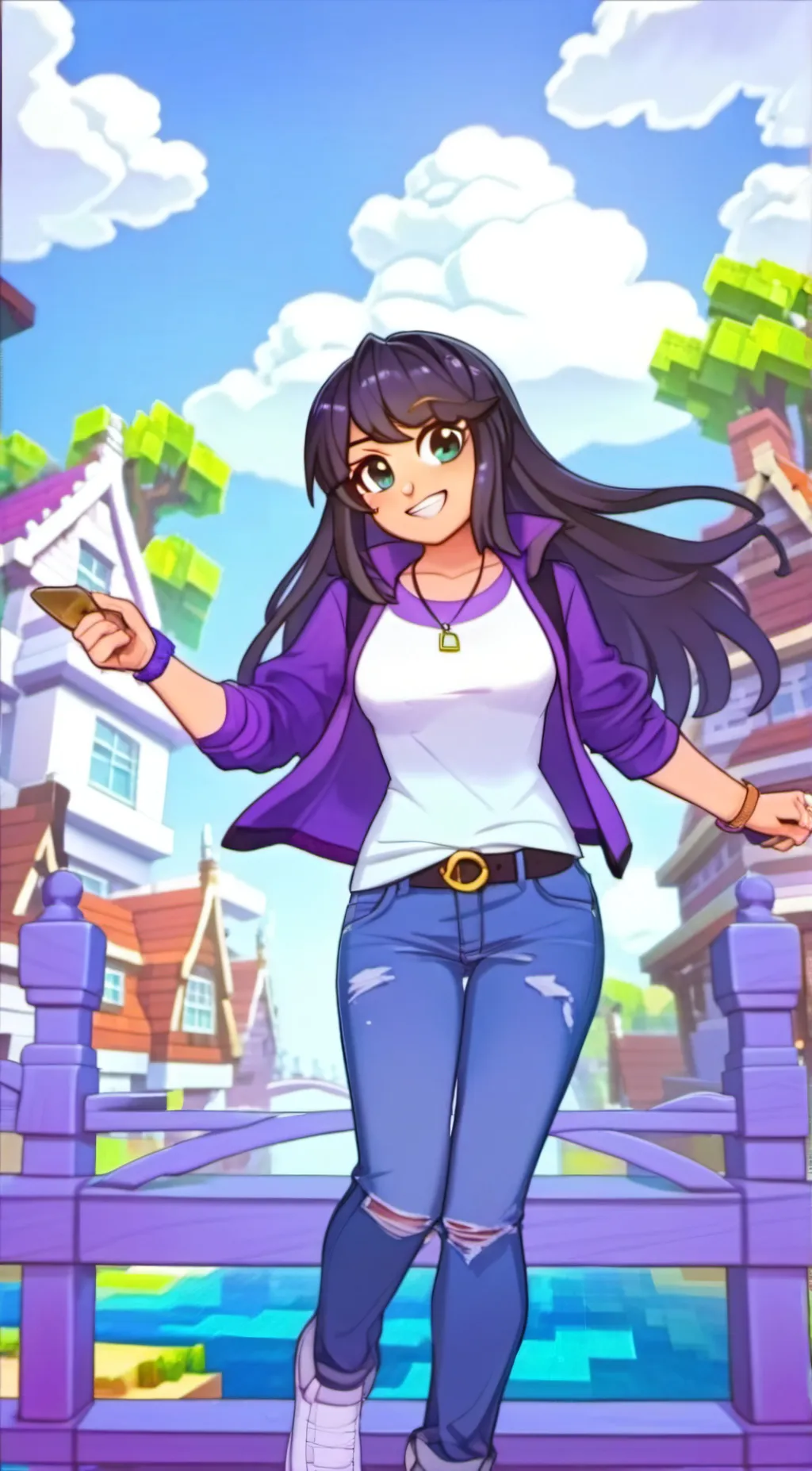 ai character: Aphmau background