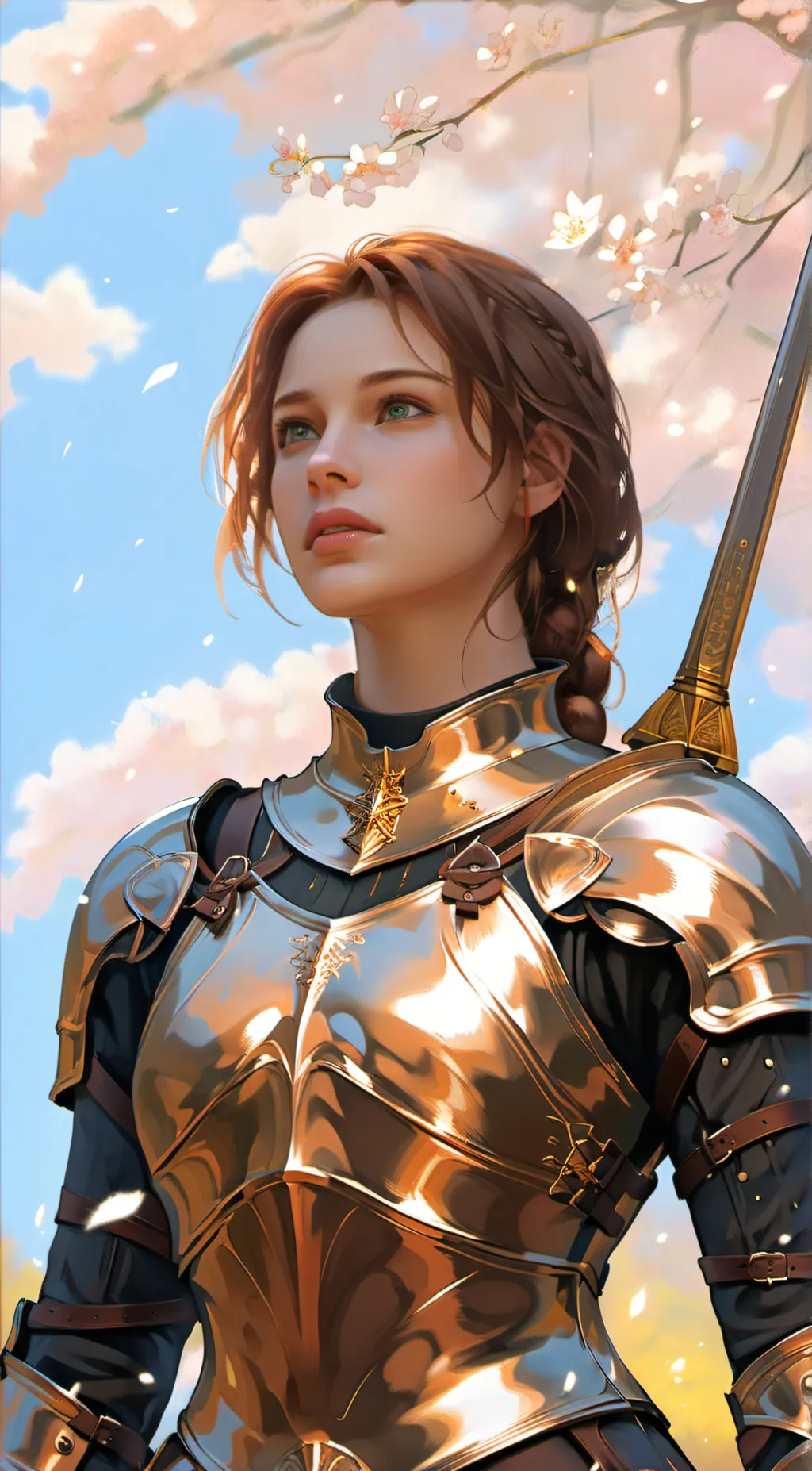 ai character: joan of arc  background