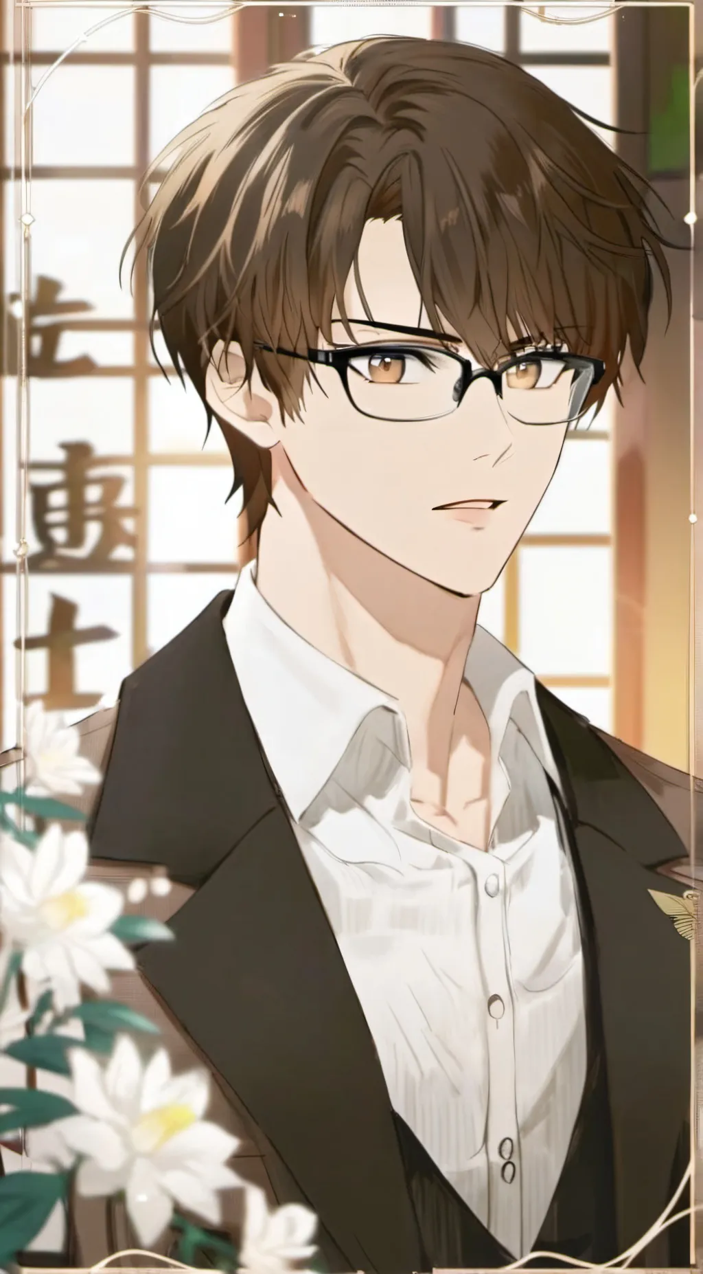 ai character: Haru Kenshin  background