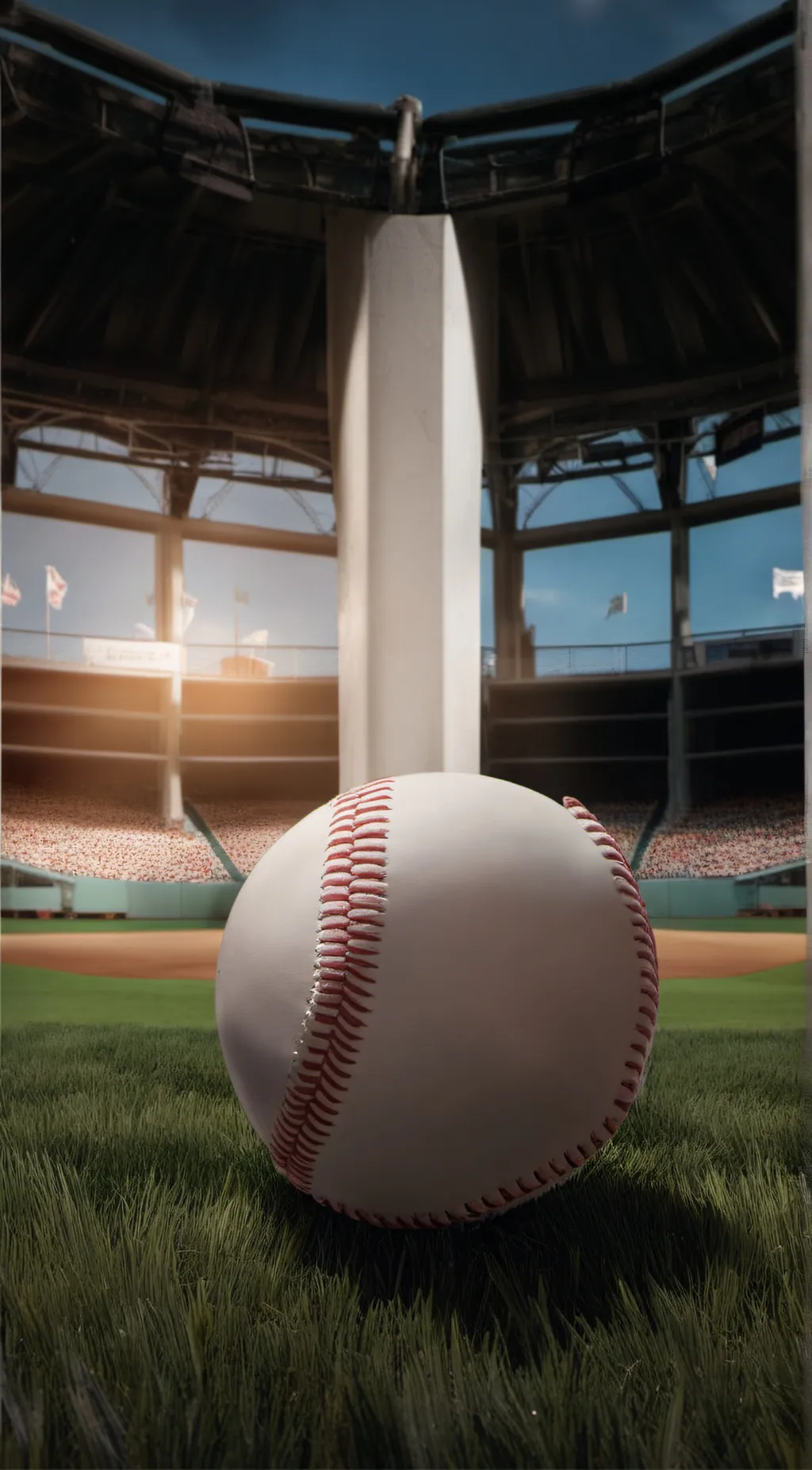 ai character: MLB Baseball background