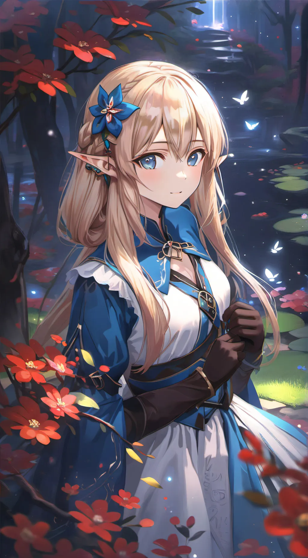 ai character: Aria Elvania background