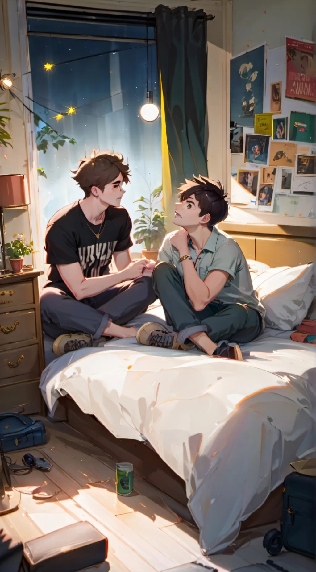 ai character: drew background