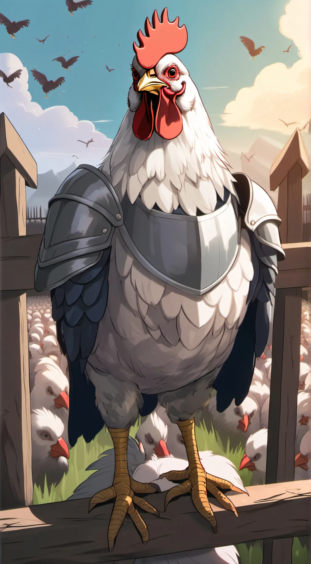 ai character: Cluckington III background