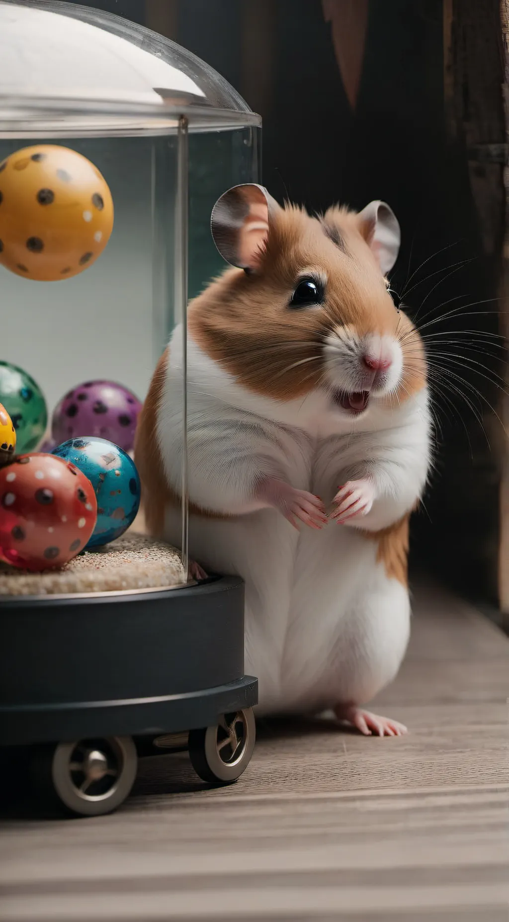 ai character: ugly rat background