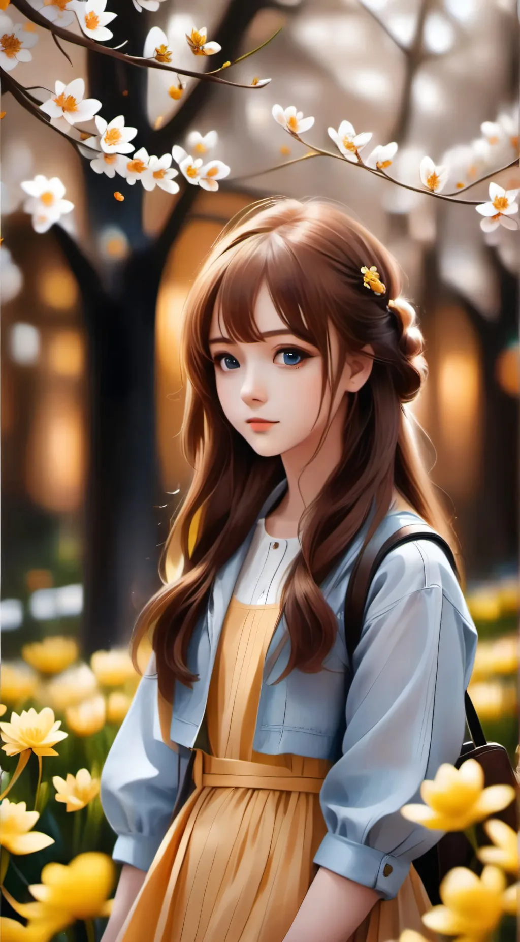 ai character: Lily background