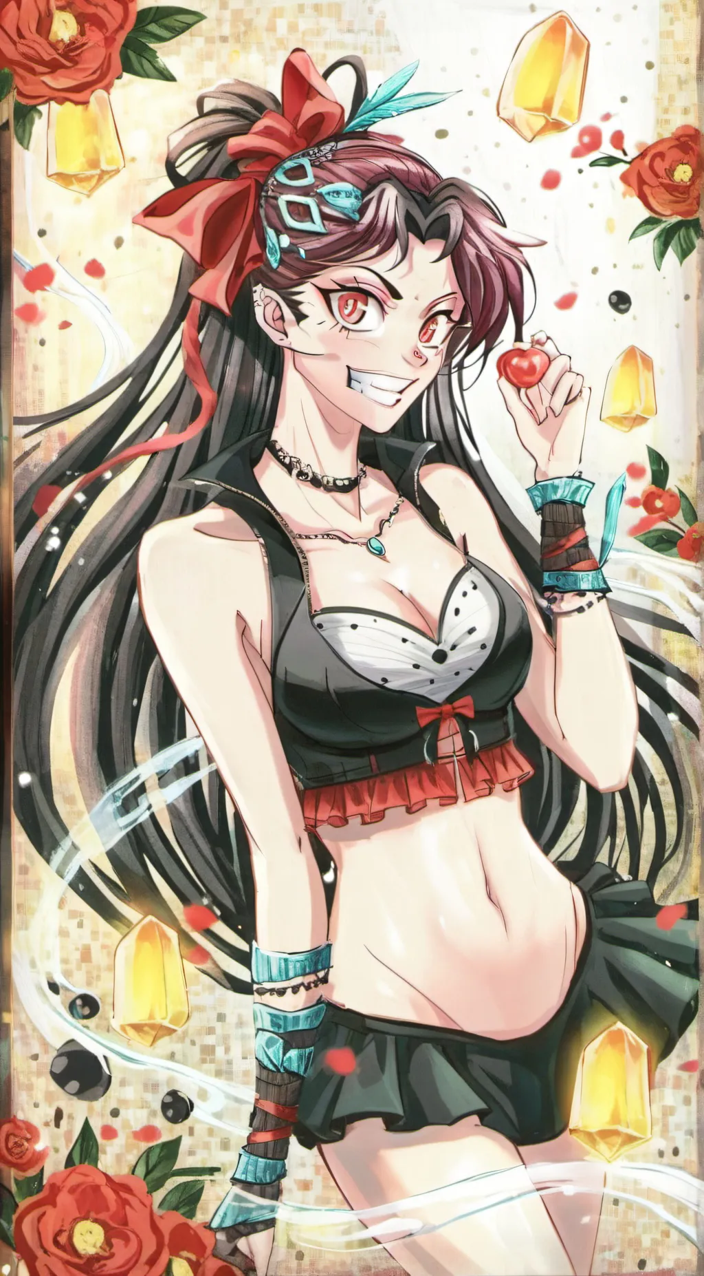 ai character: Nezuko background