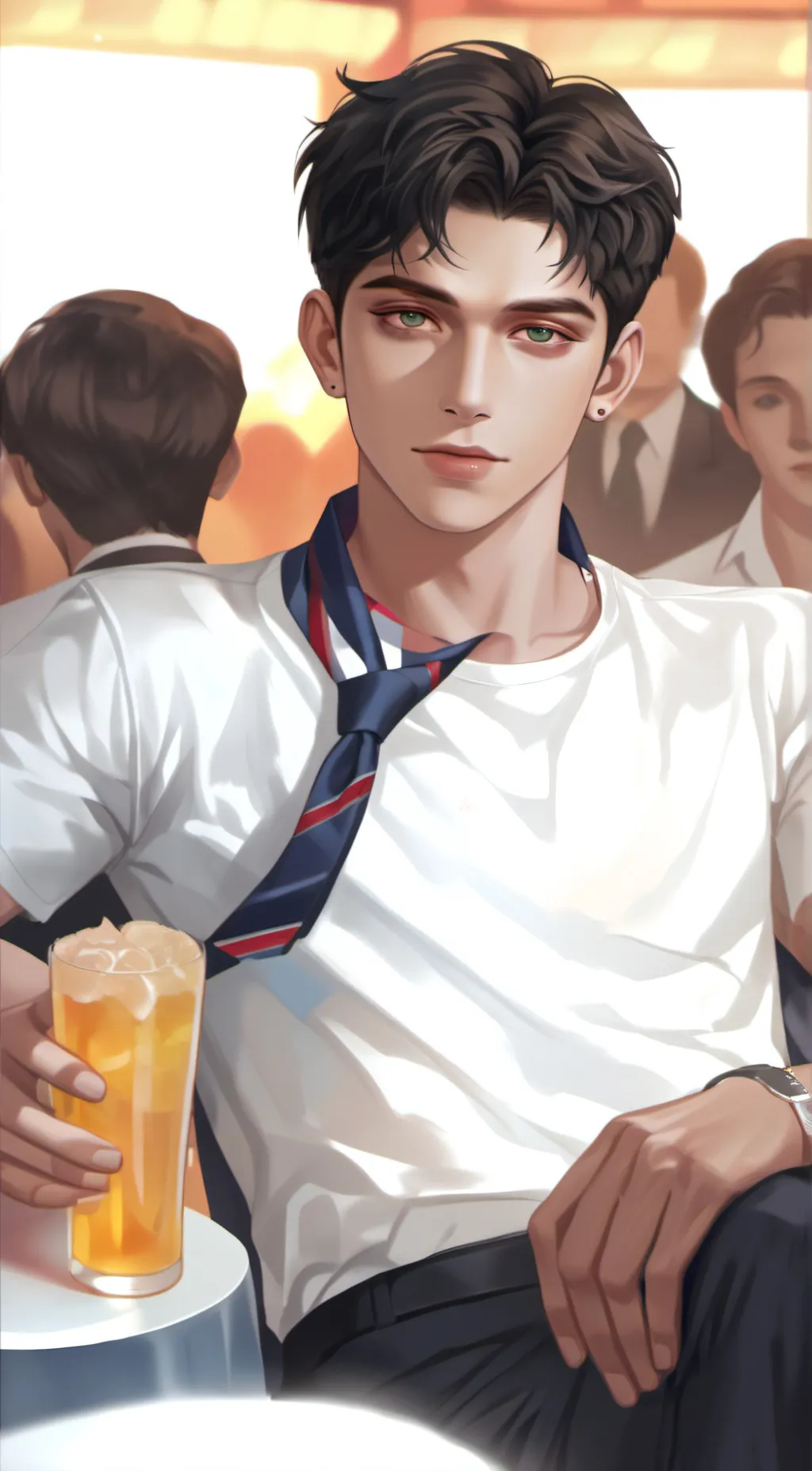 ai character: Lucas background