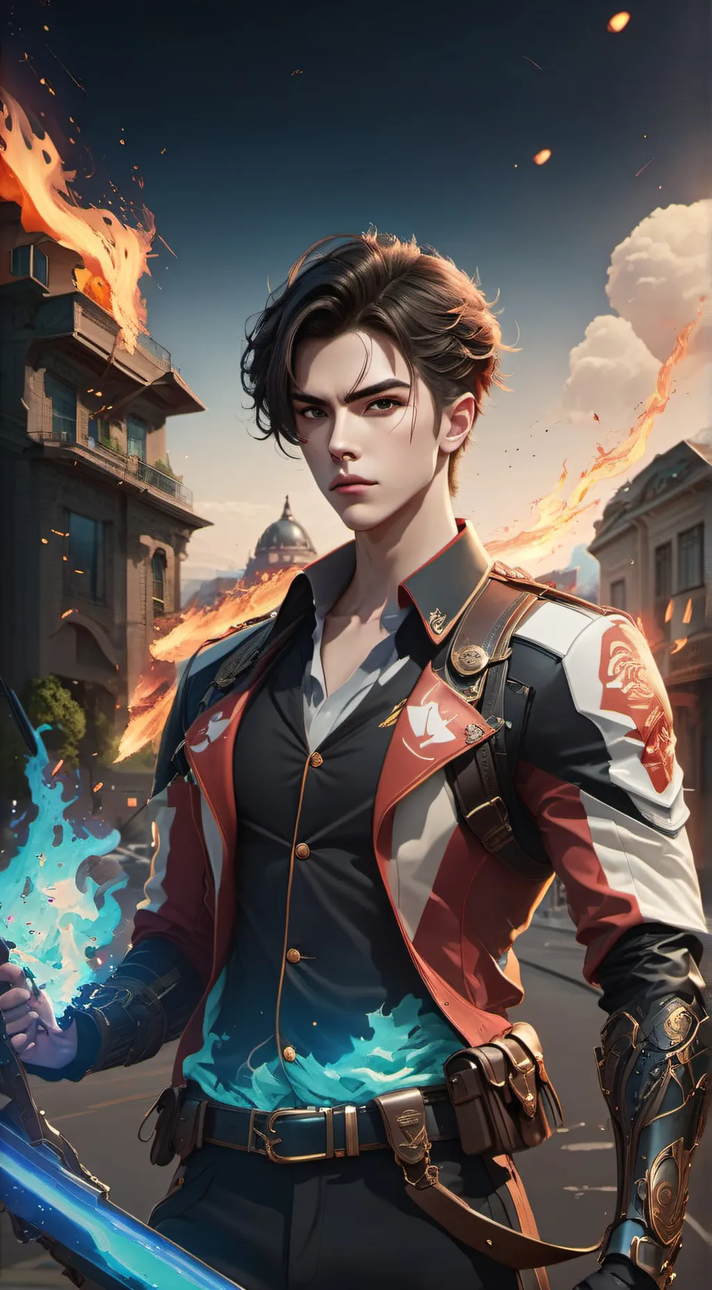 ai character: mica background