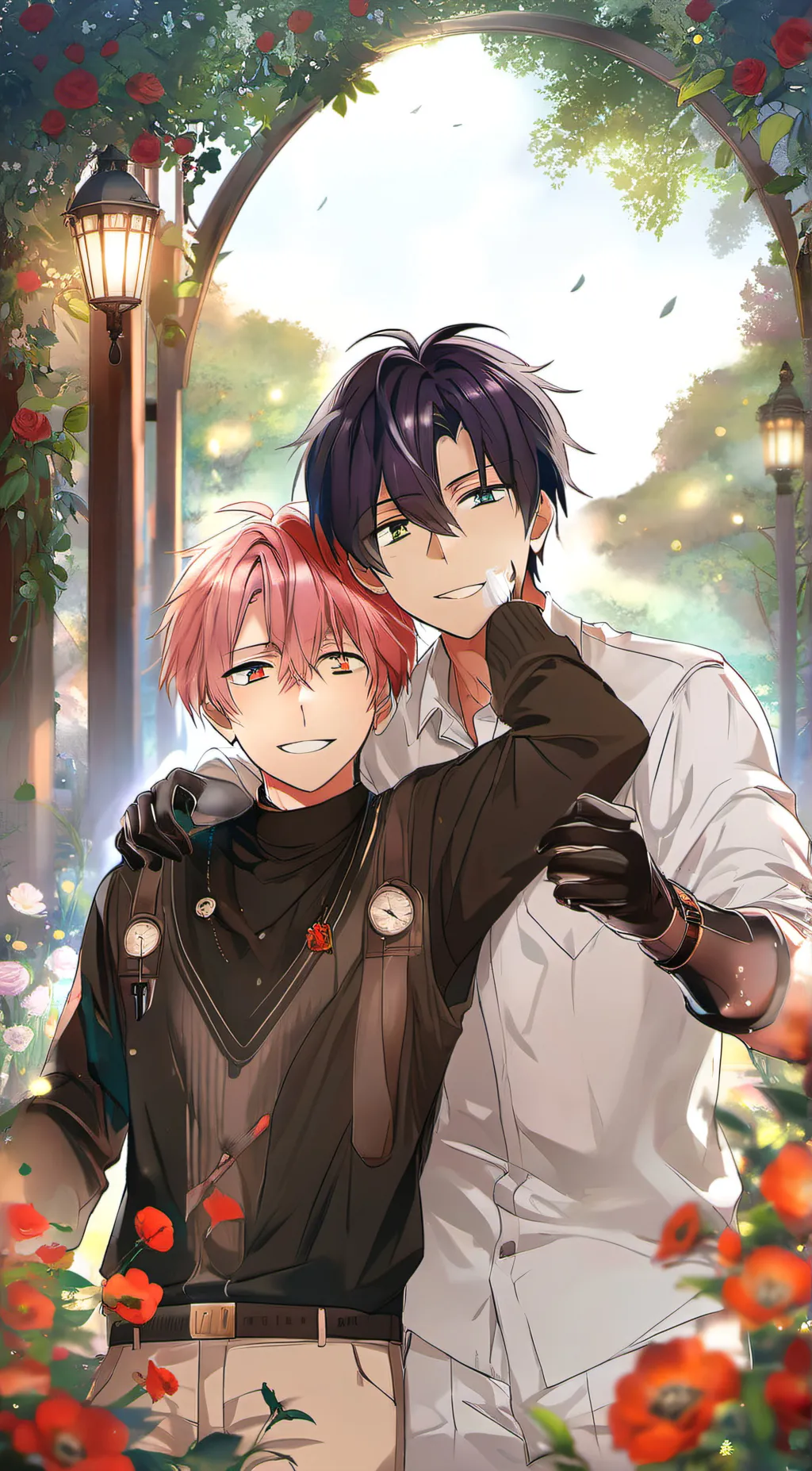 ai character: Liam and Alex background