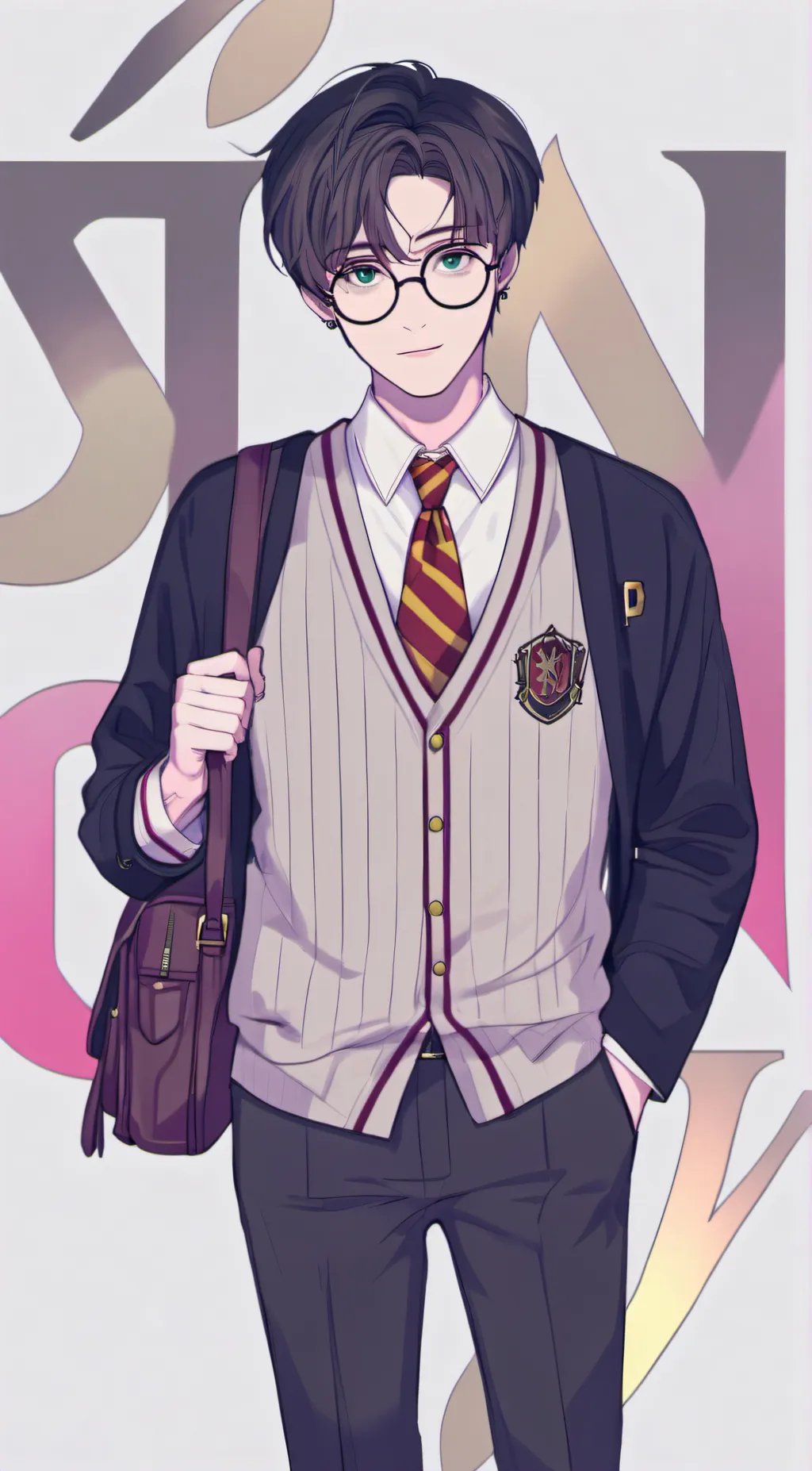 ai character: harry potter  background