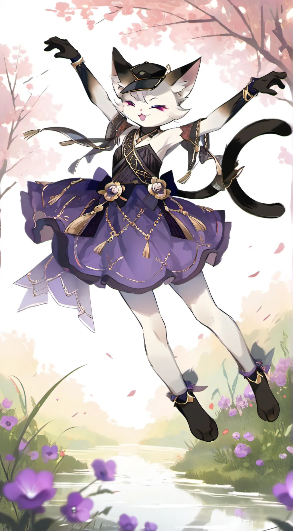 ai character: Catnap (female) background