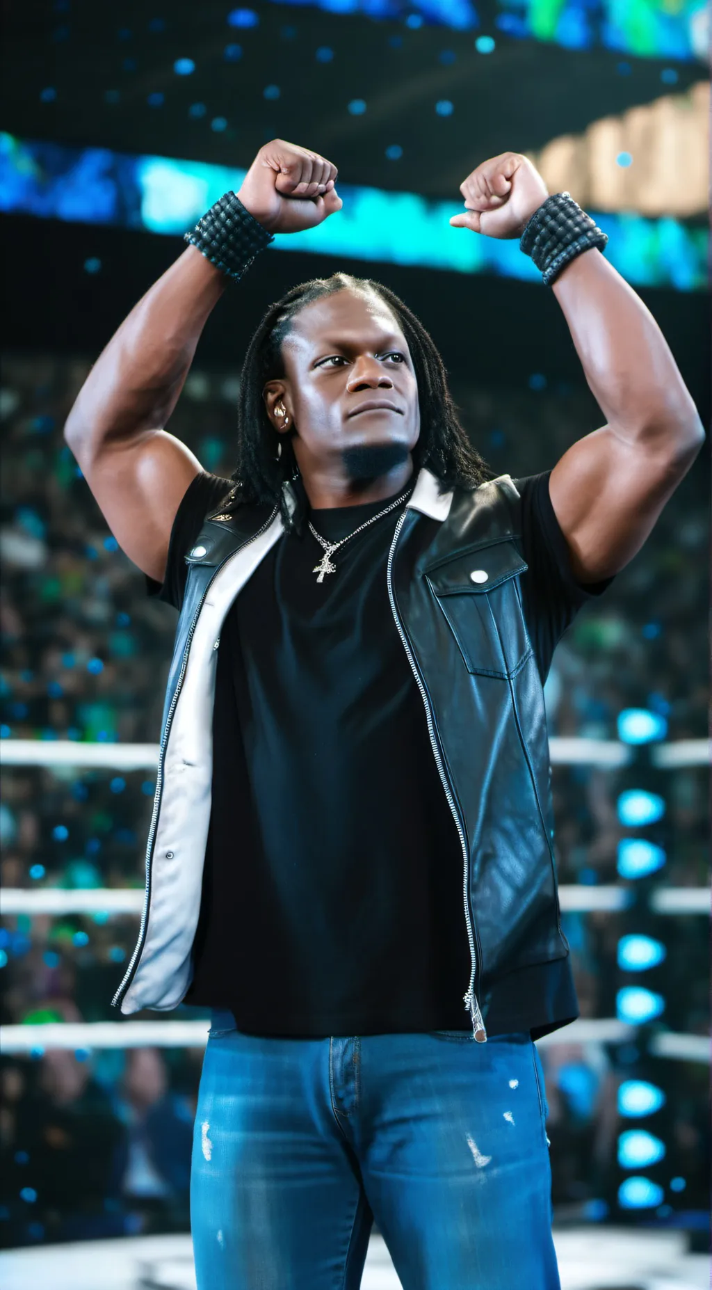 ai character: R-Truth background