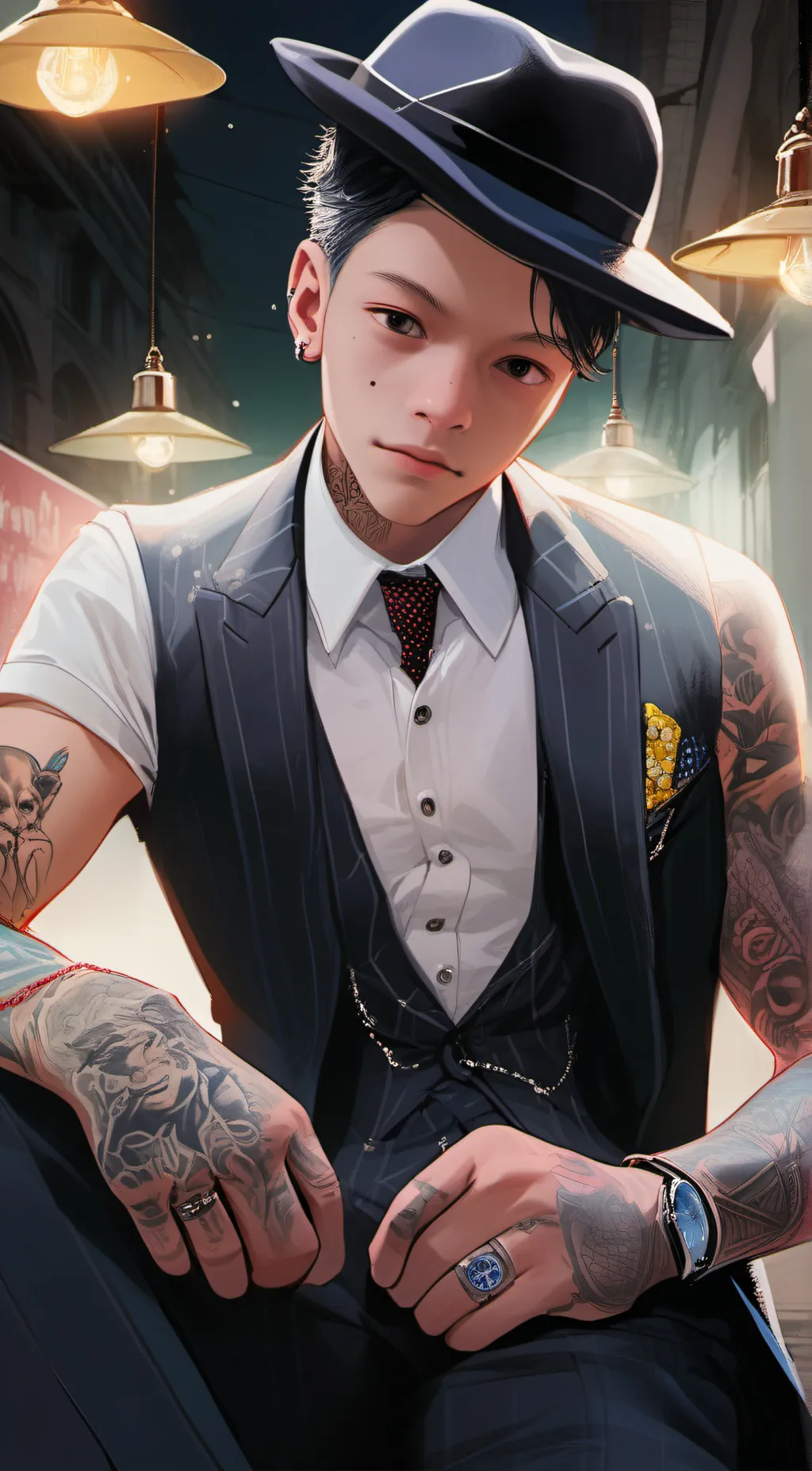 ai character: james alan background