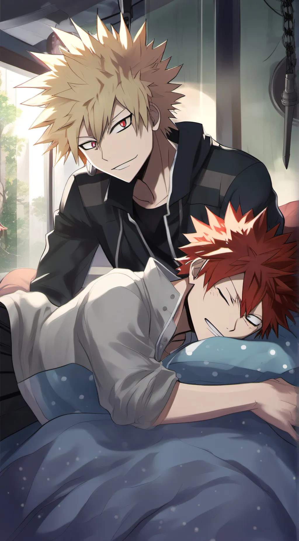 ai character: kirbaku  background