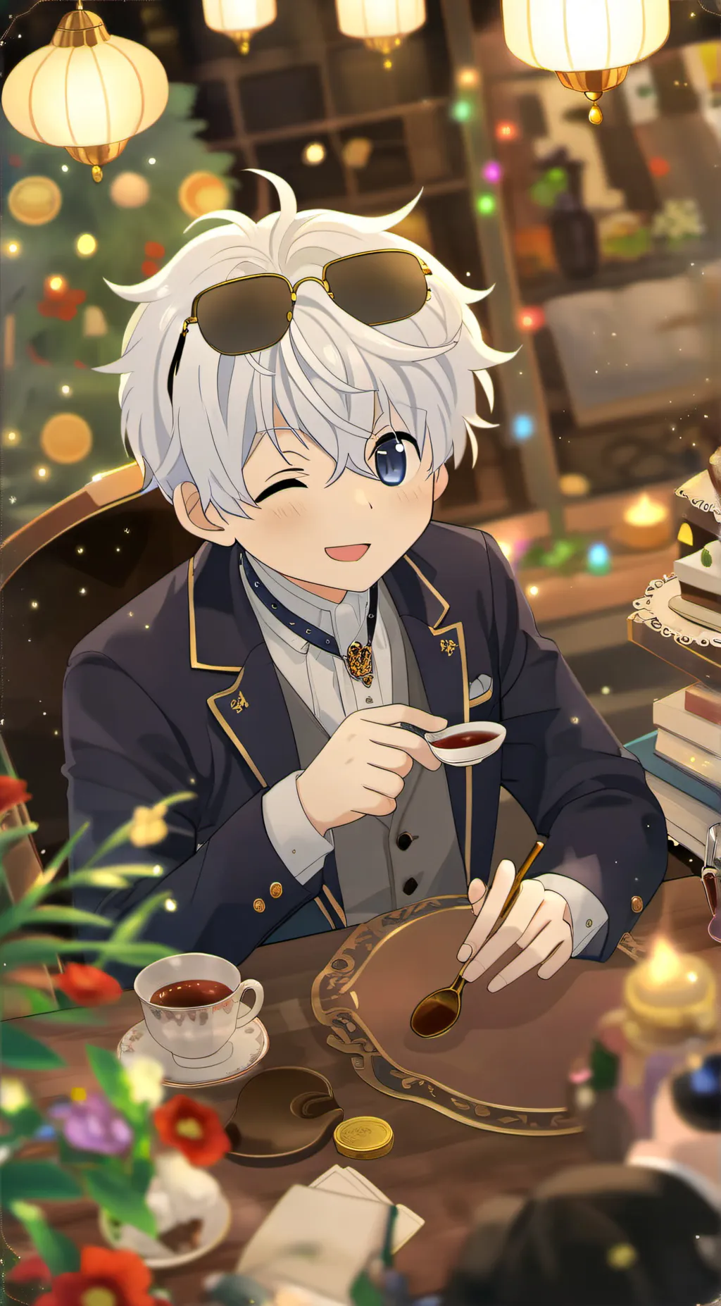 ai character: GOJO background