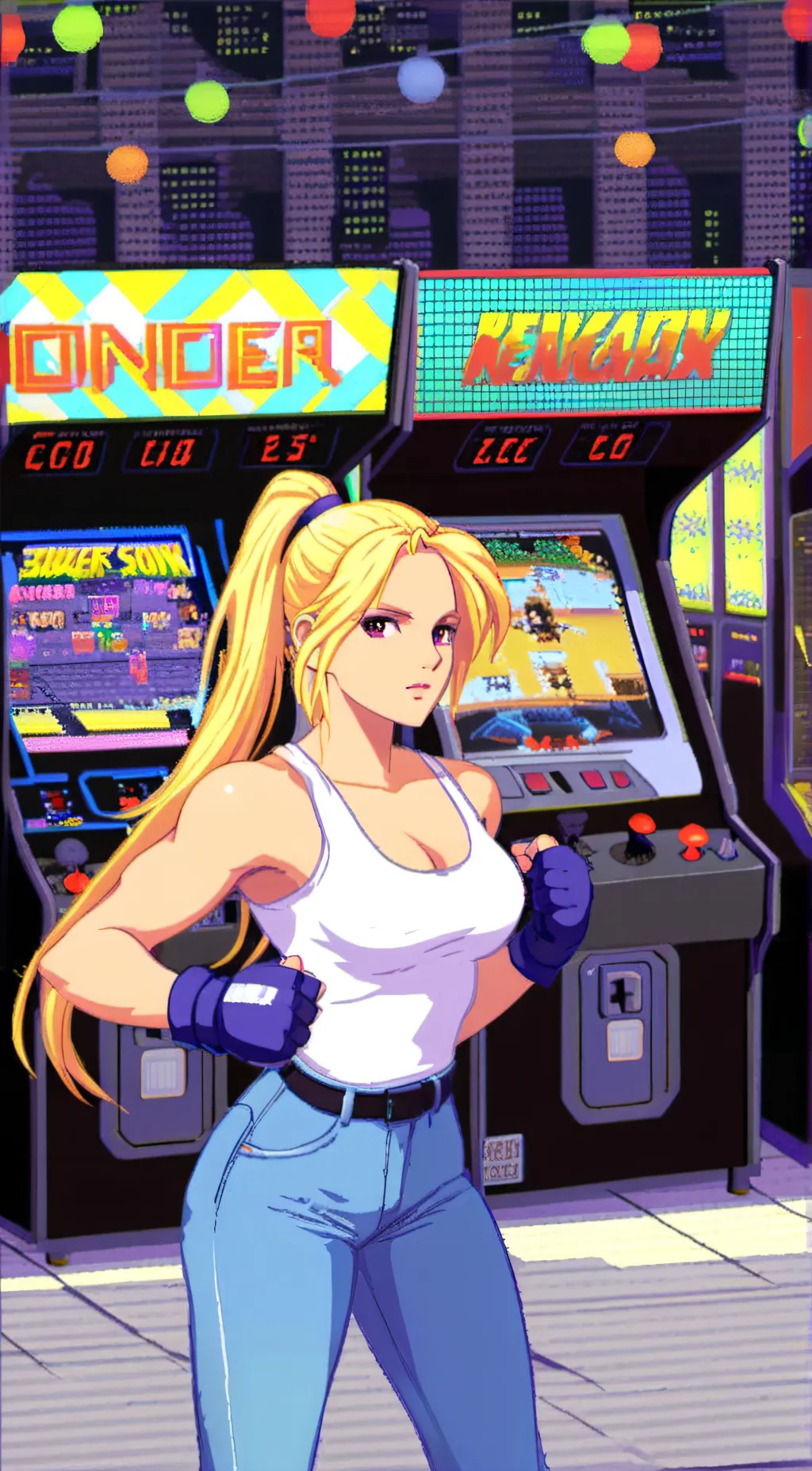 ai character: Bridgette Wilson background