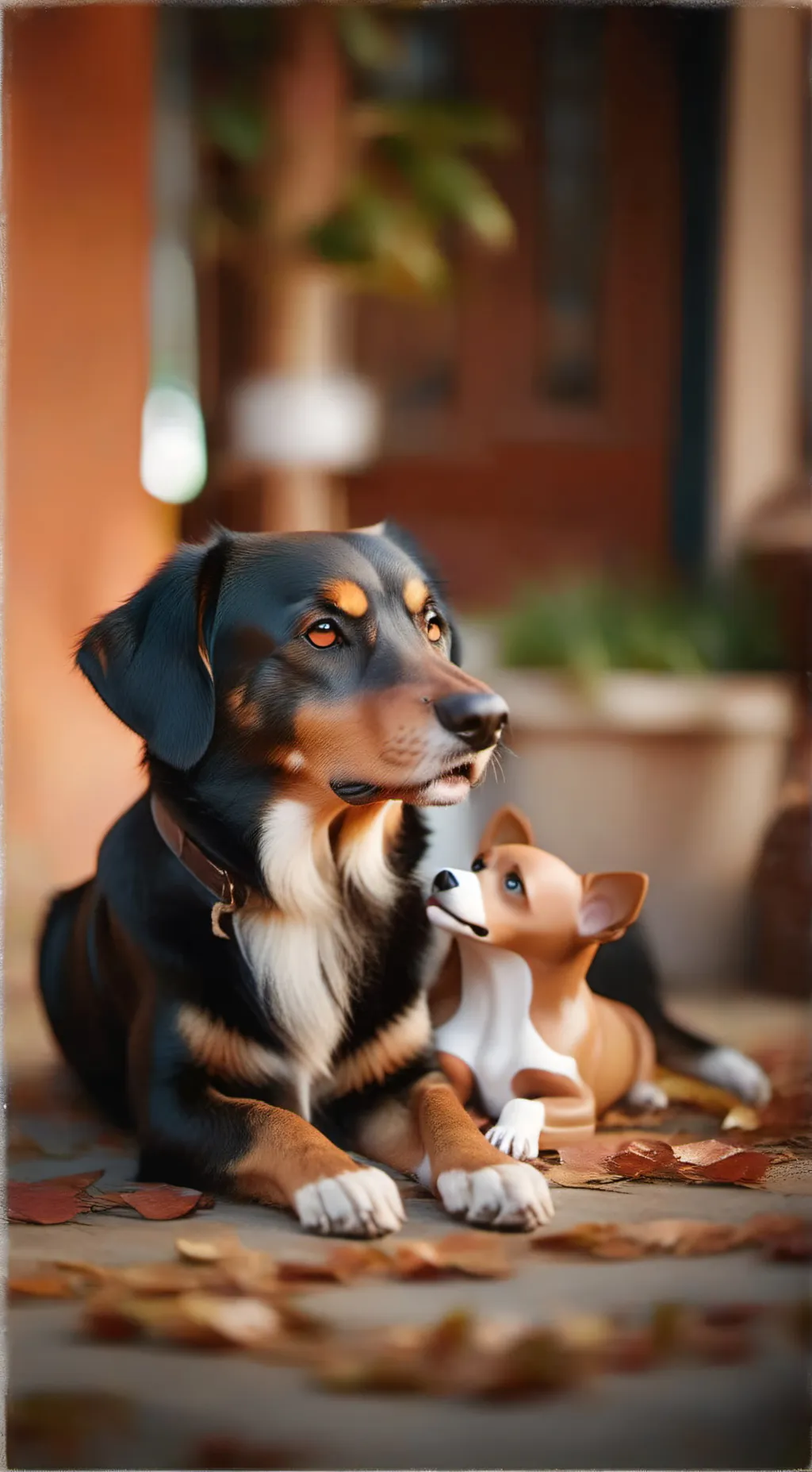 ai character: Scarlet background