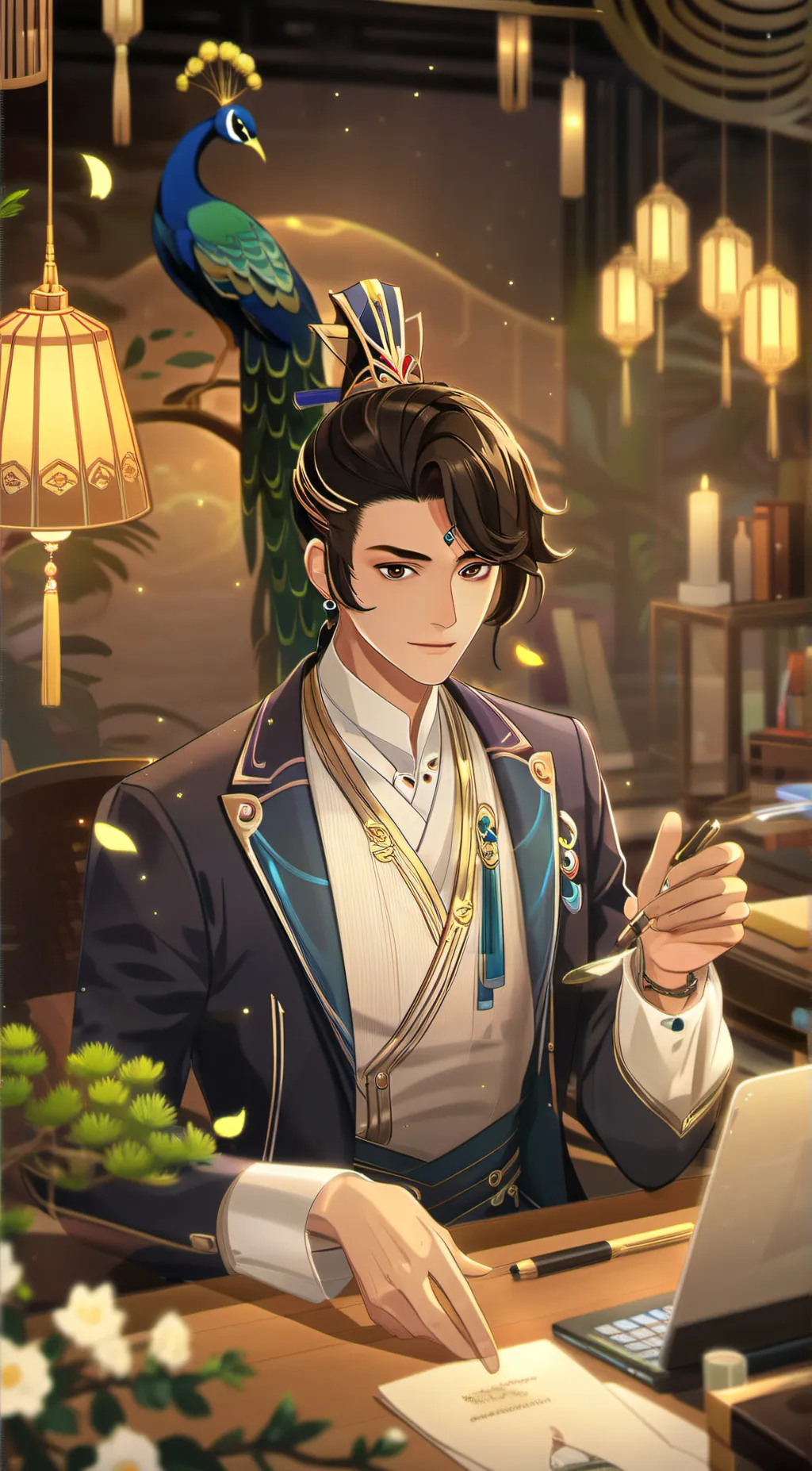 ai character: ZaNgORiLla background