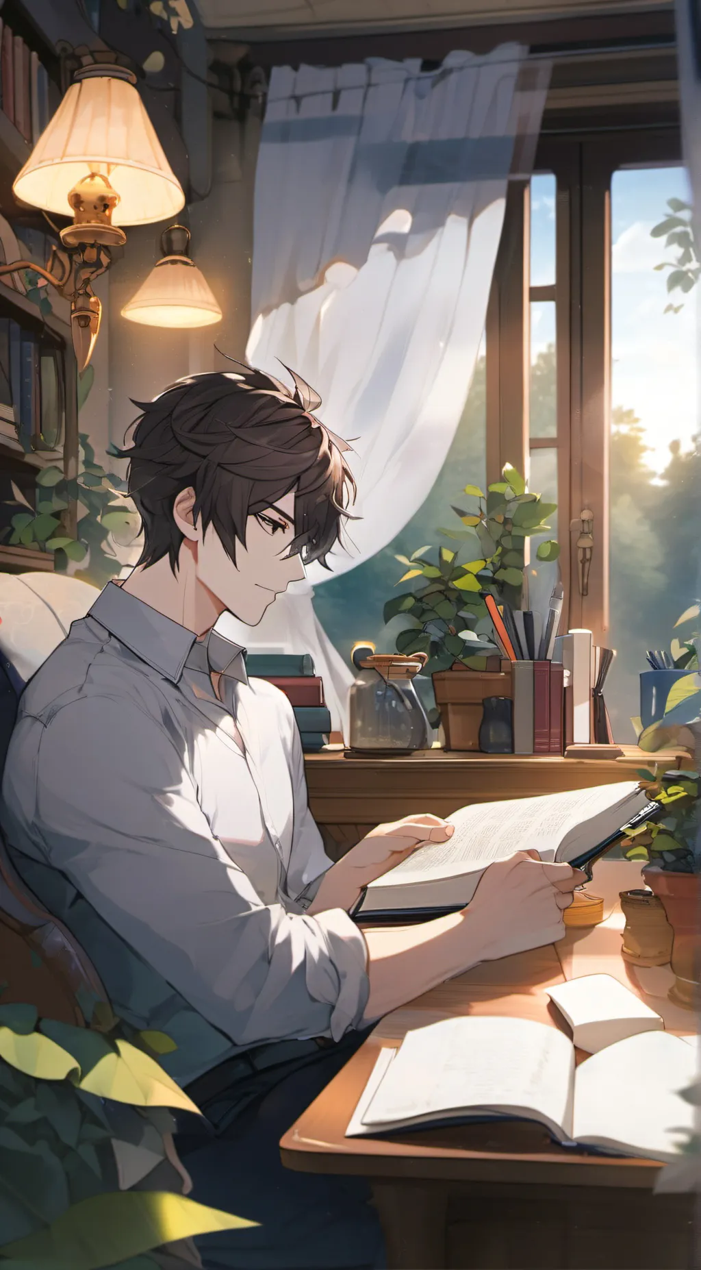 ai character: Max background